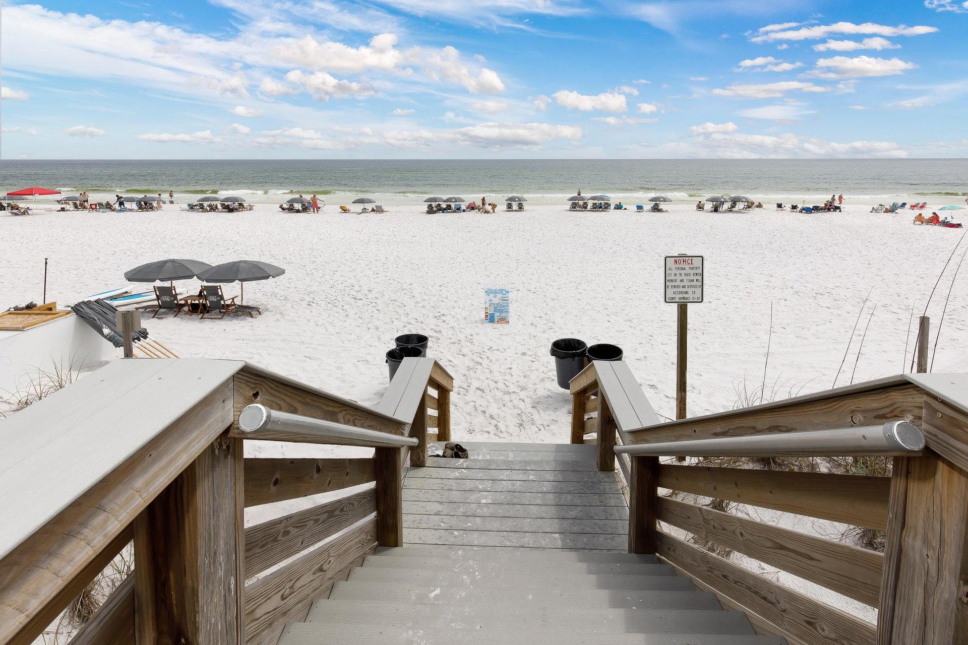 Enjoy our sugary white sands