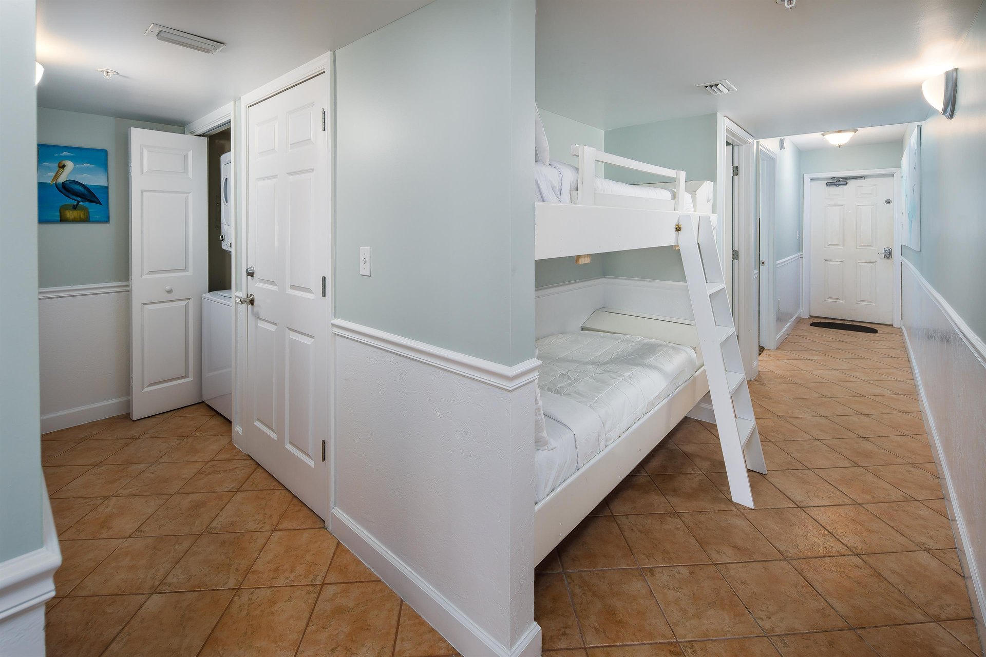 Great space for children, convenient bunk bed space