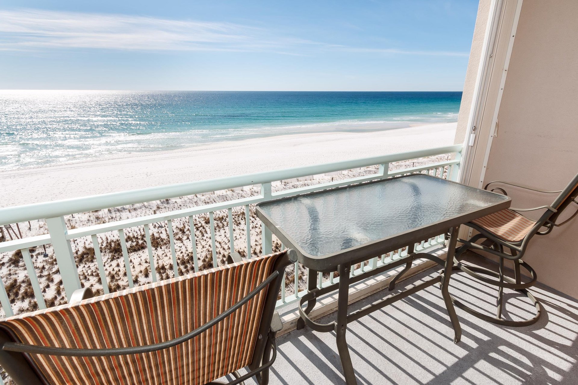 5th floor private balcony