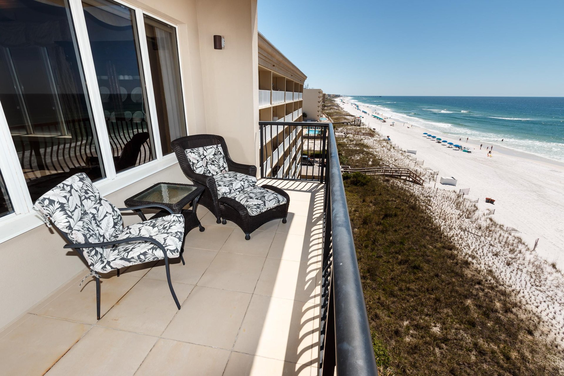 EAST BALCONY AND VIEW the Gulf of Mexico right here from SouthBeach501 is at absolute peak gorgeousness...its truly beautiful here