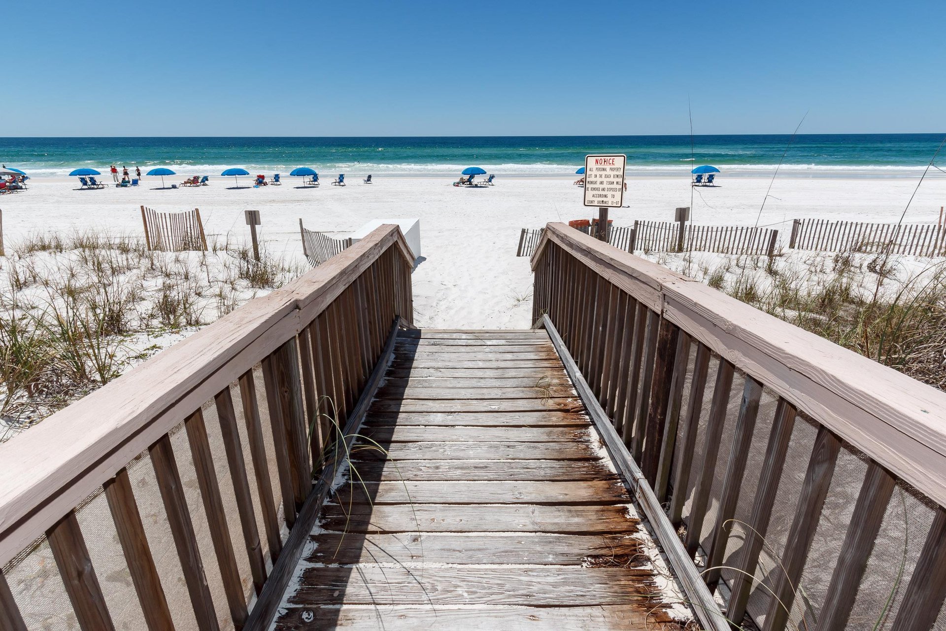 Just a few steps to paradise