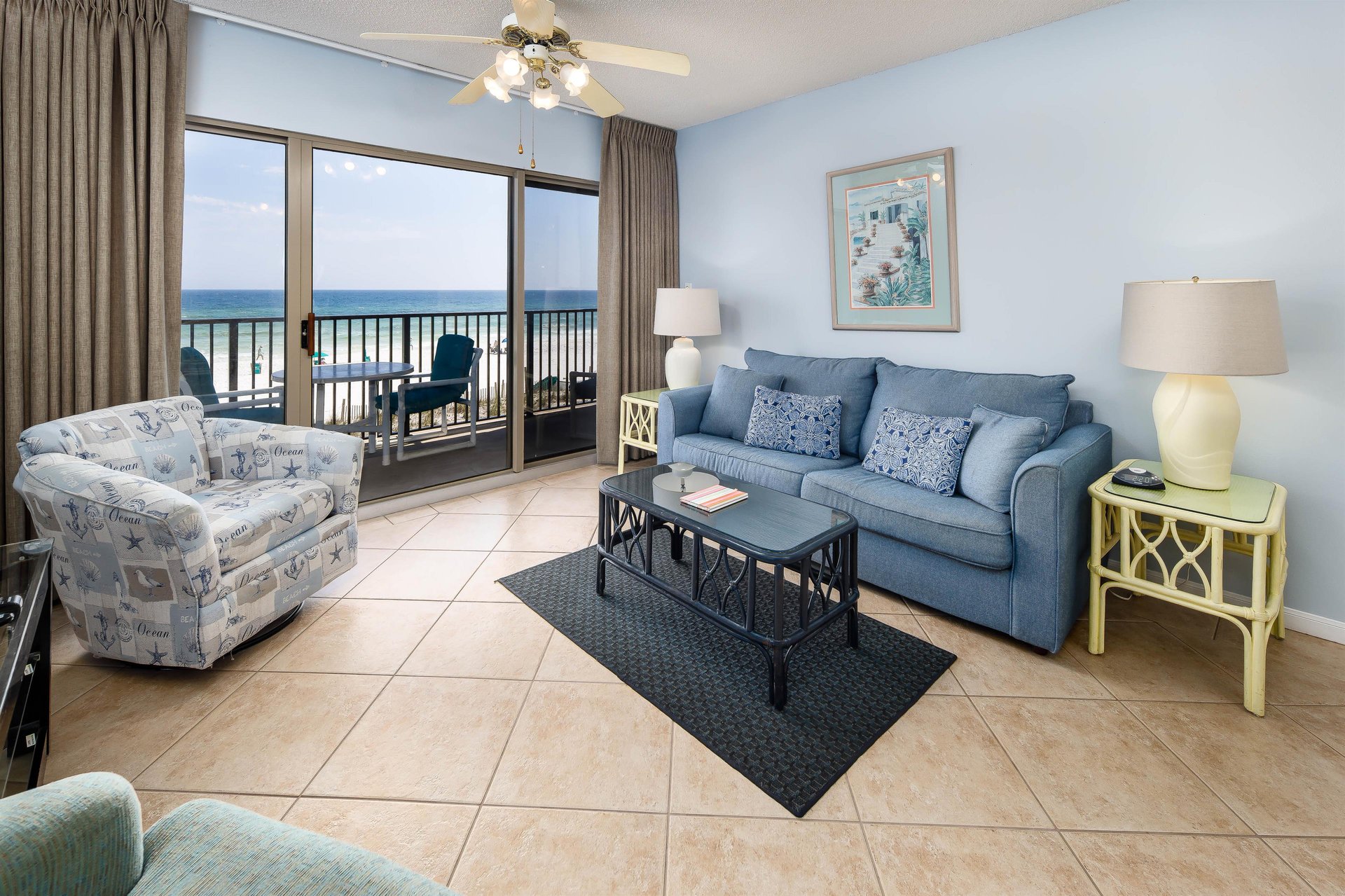 Gather the family in the beach front living room and make some memories that will last a lifetime