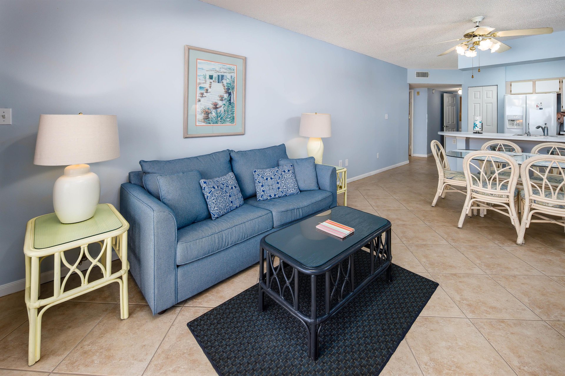 Enjoy some cozy family time after a long beach day