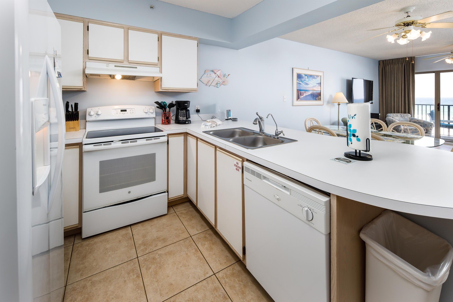 Enjoy the view while you cook up your next meal