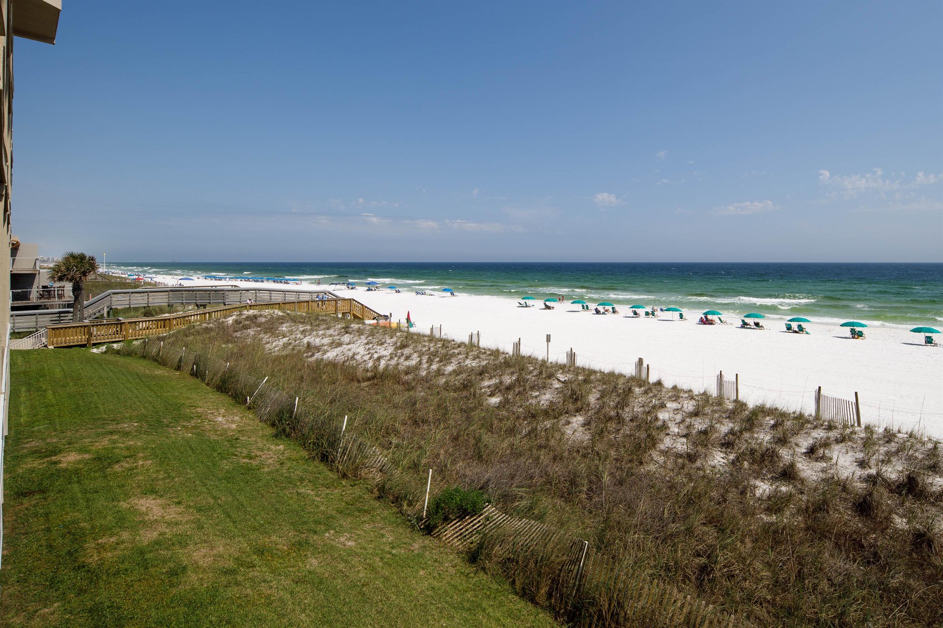 Second floor balcony offers amazing views You can NOT get any closer to the beach than this