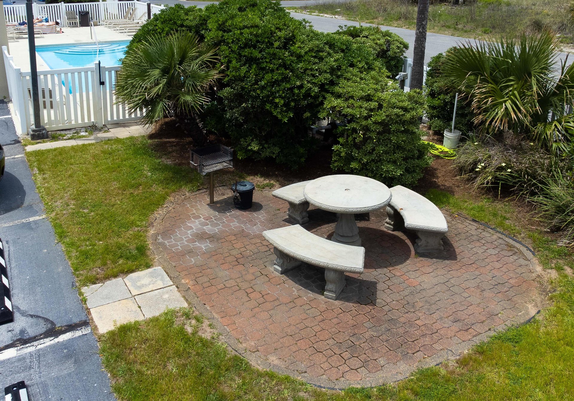 Enjoy a nice cook out on a beautiful sunny day