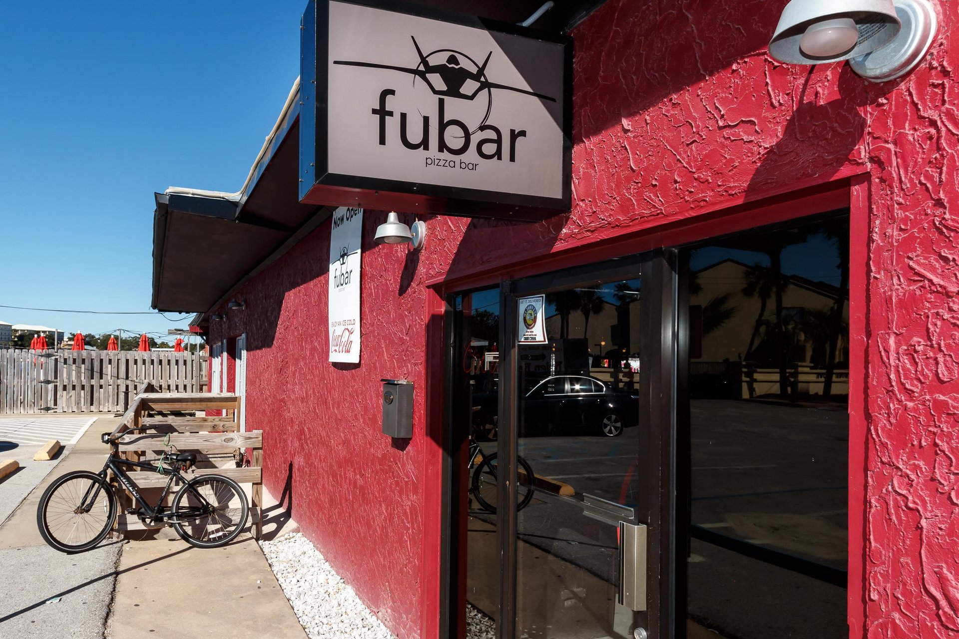 Another Okaloosa Island favorite PIZZA is the specialty...and the views are an extra perk