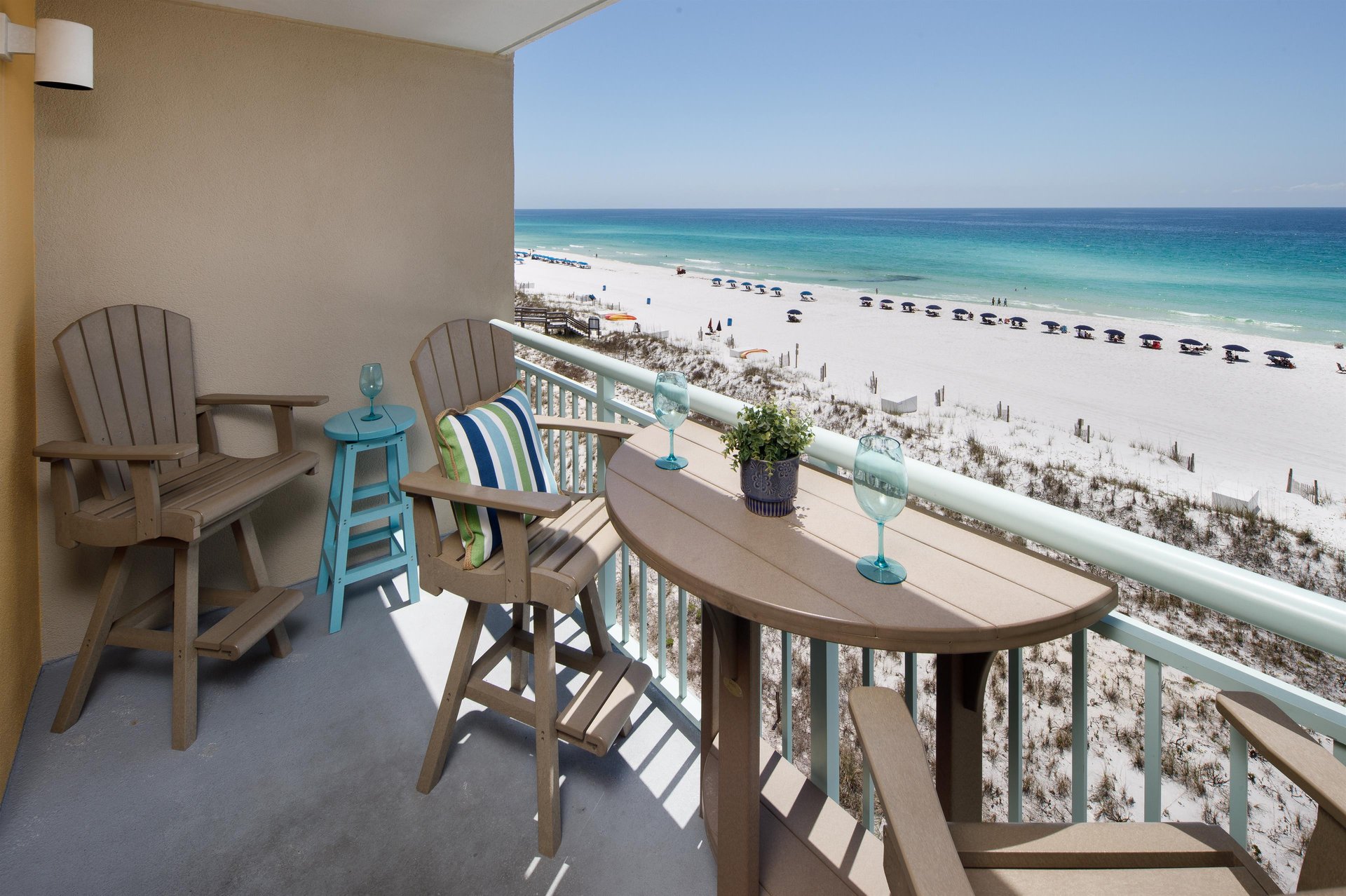 Dolphins are spotted almost daily.  Dont forget to bring binoculars.