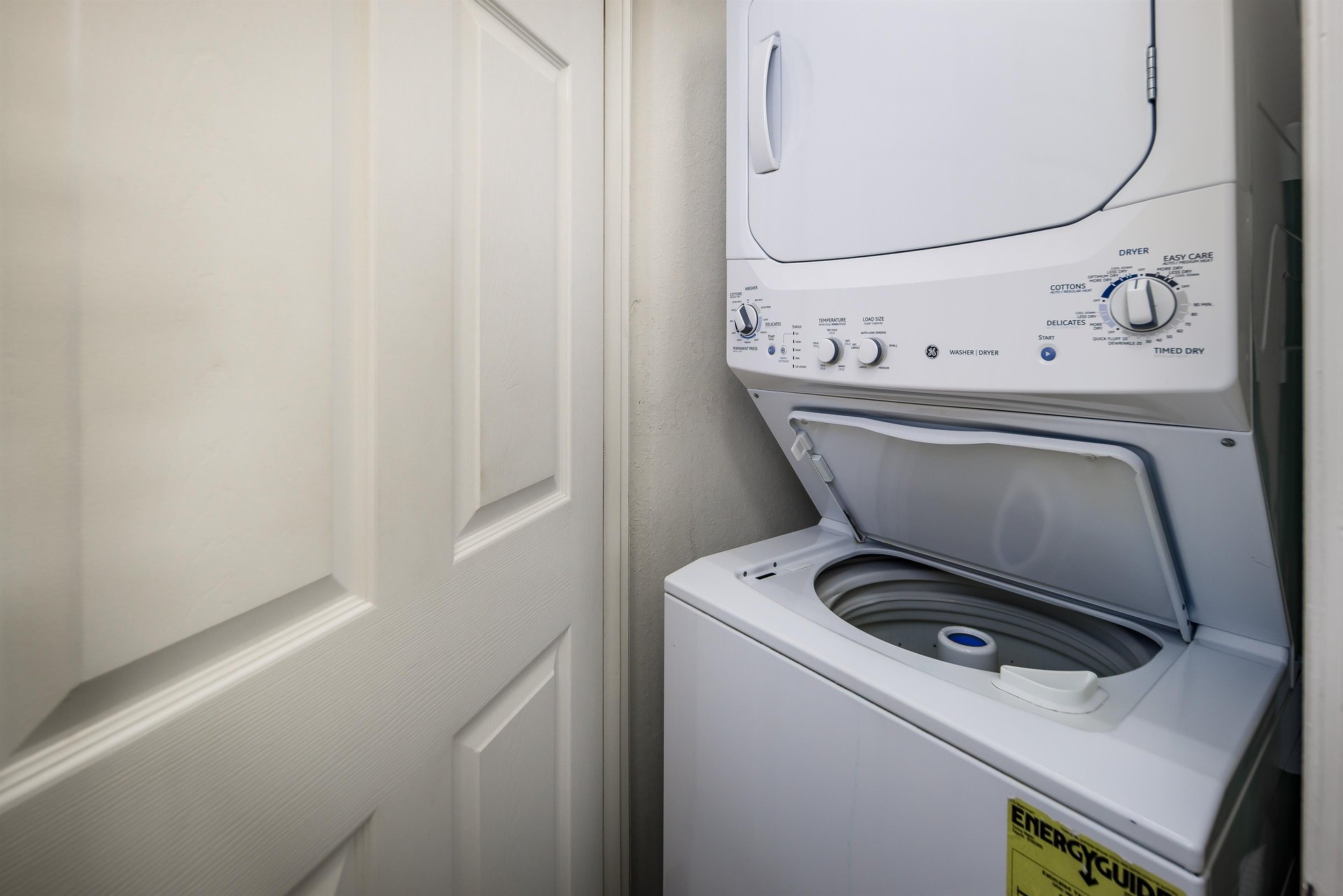 In unit washerdryer for your convenience