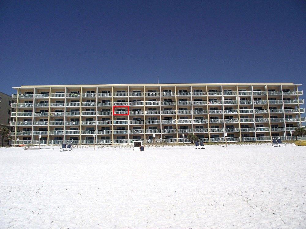 A view of the building  where 412 is.