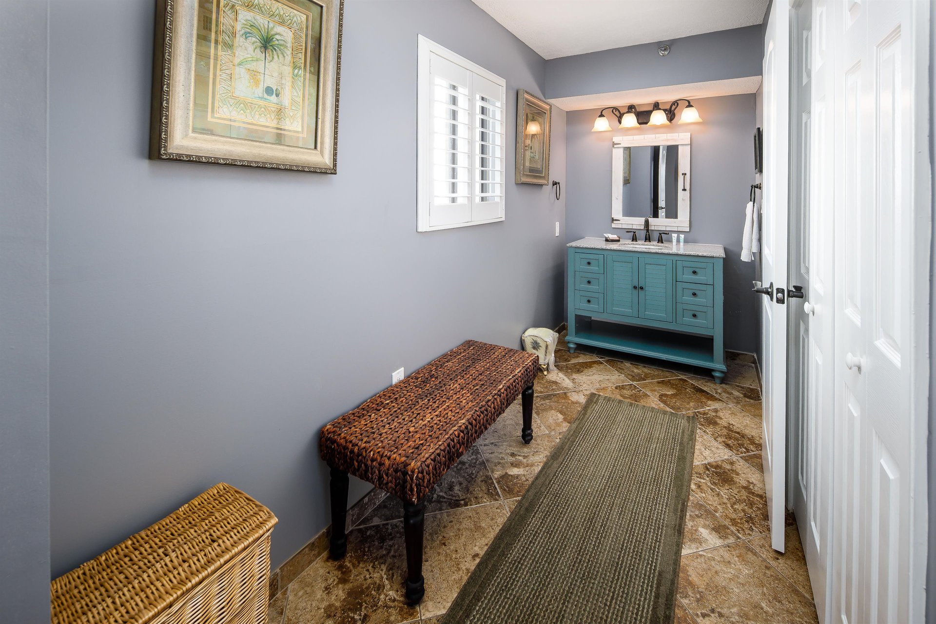 His and hers closets