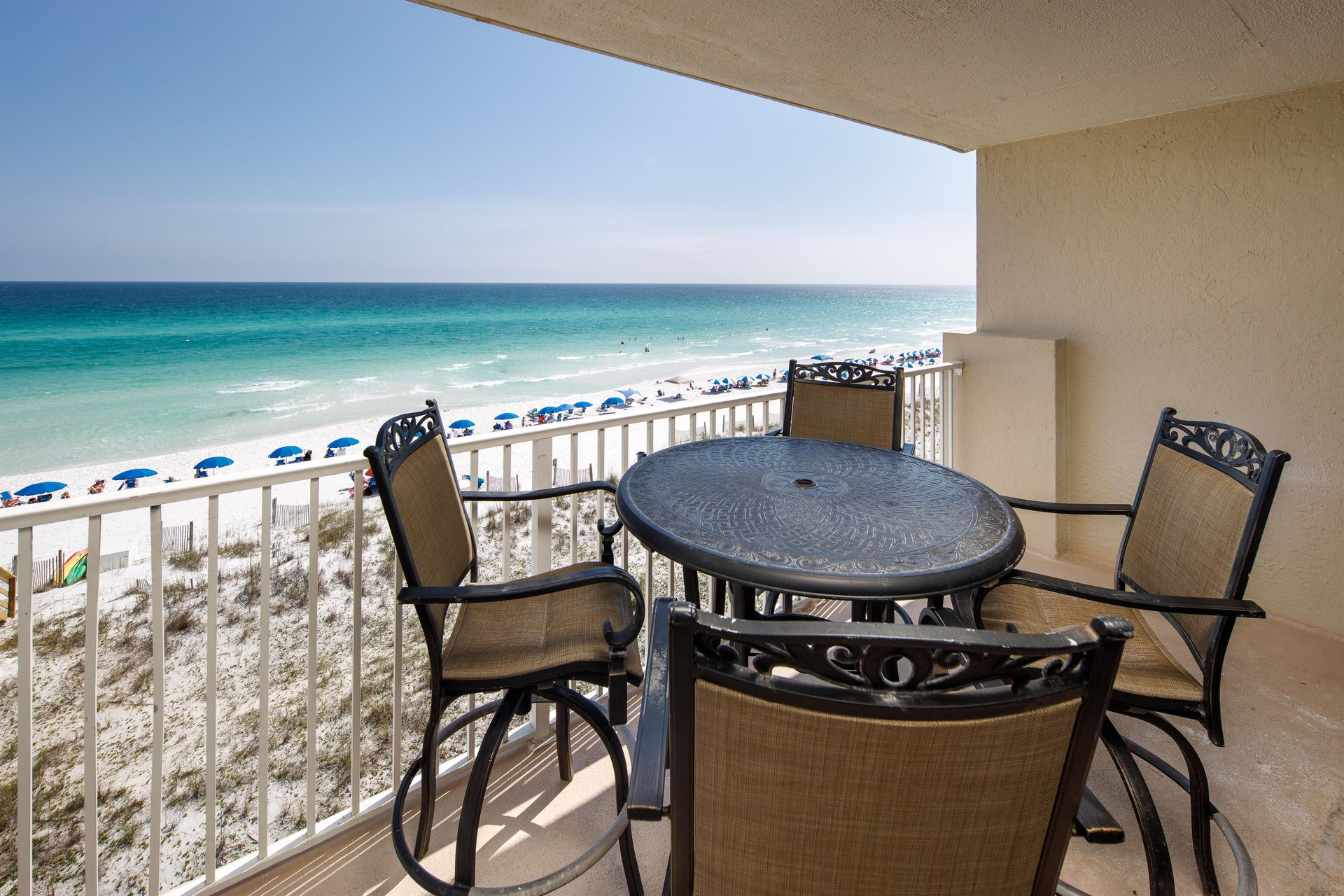 Enjoy some coffee on your balcony table