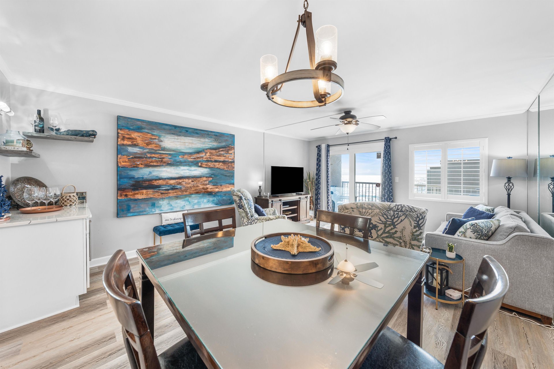 Dining Area and Living Room