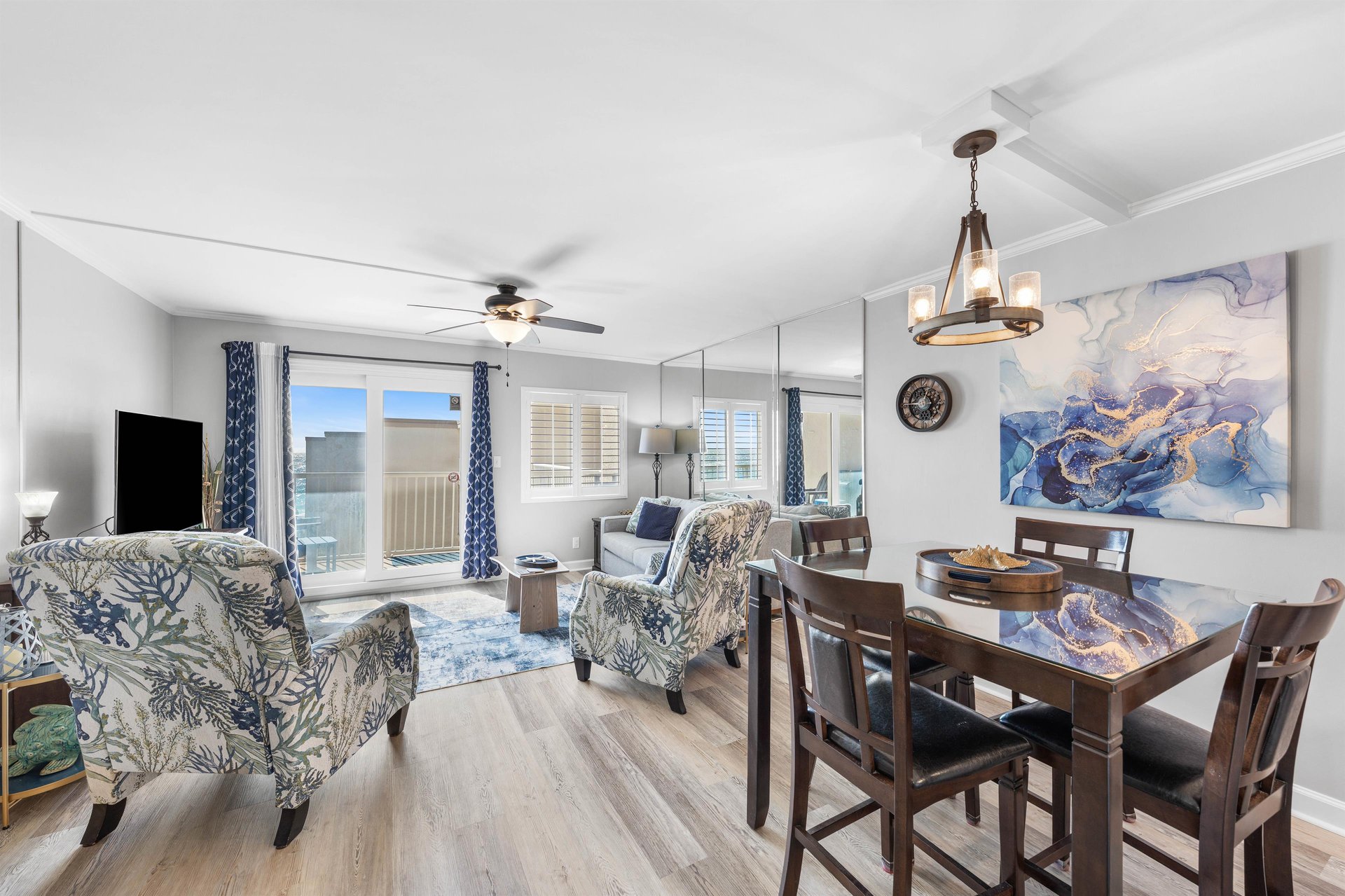 Dining Area and Living Room