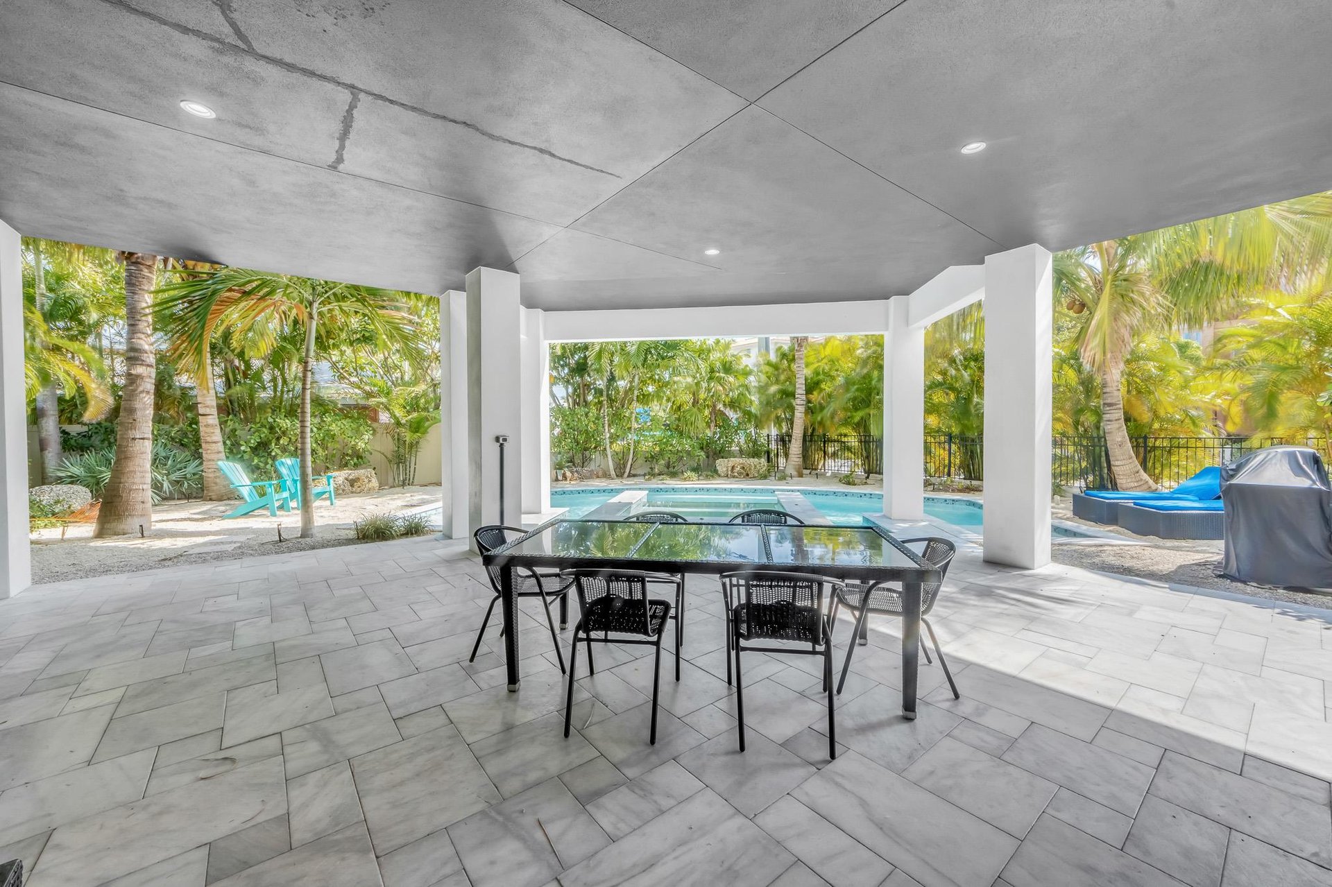 Poolside Dining Area
