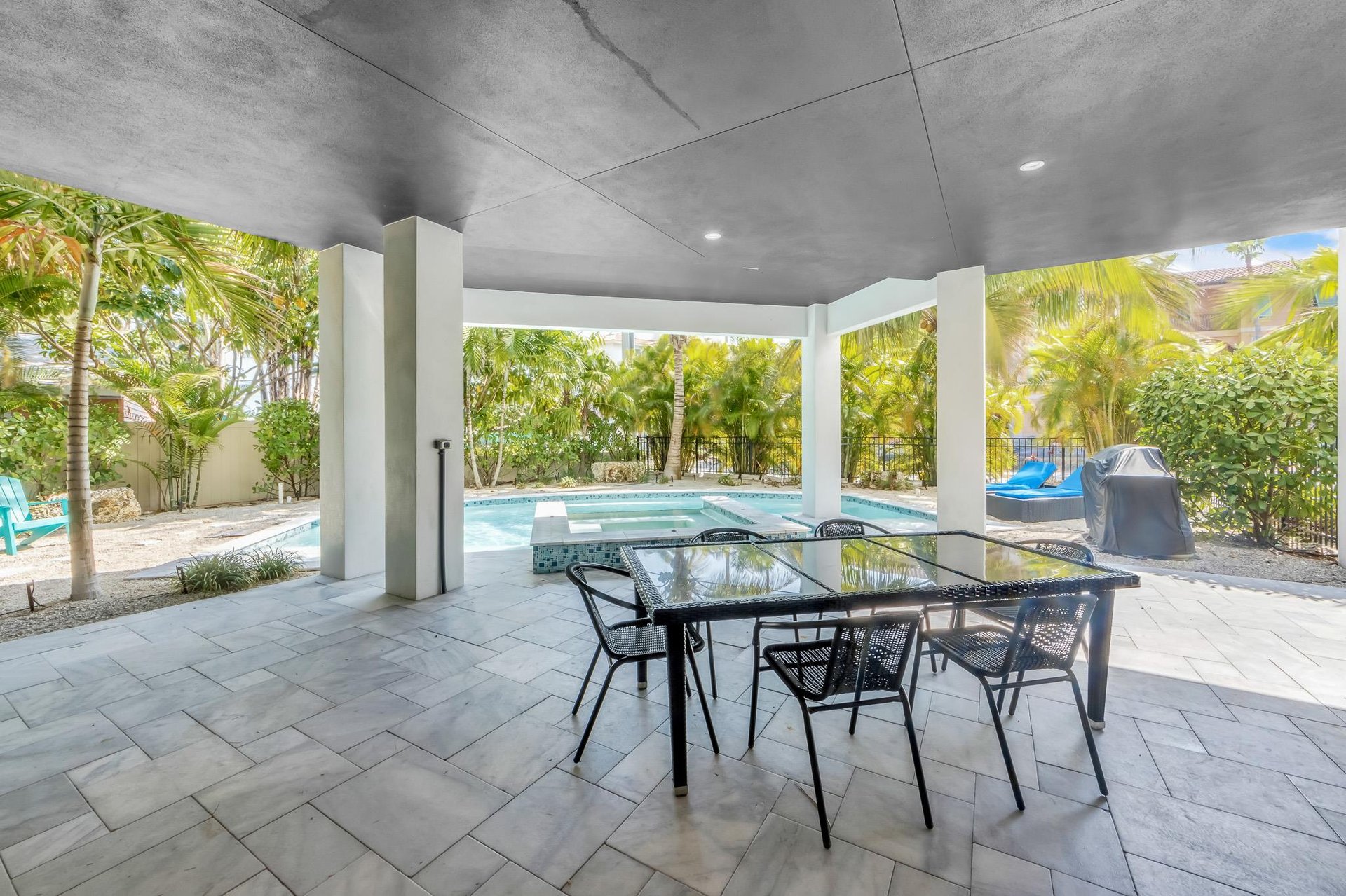 Poolside Dining Area