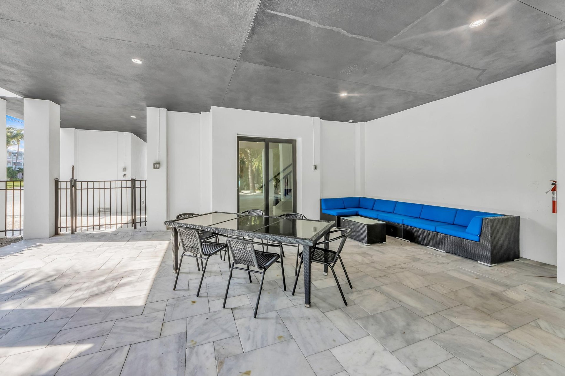 Poolside Dining Area