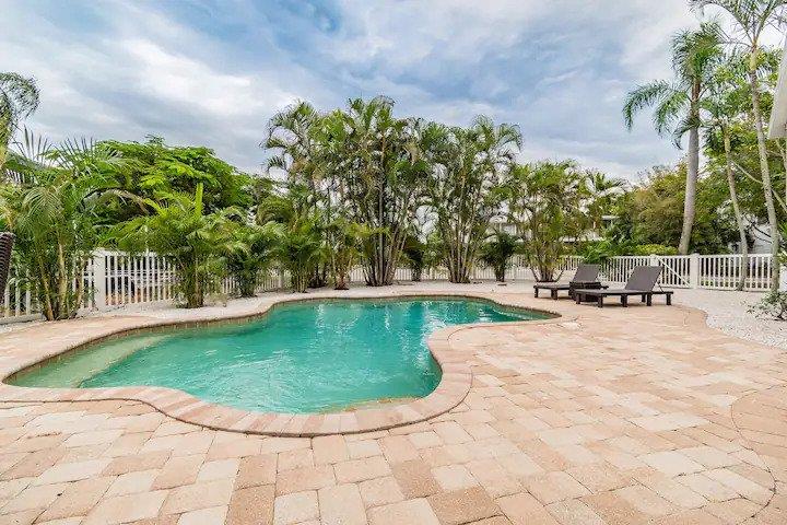 Private Pool with Outdoor Lounge Space