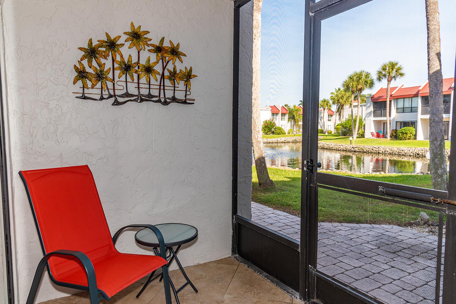 Private back Patio Views
