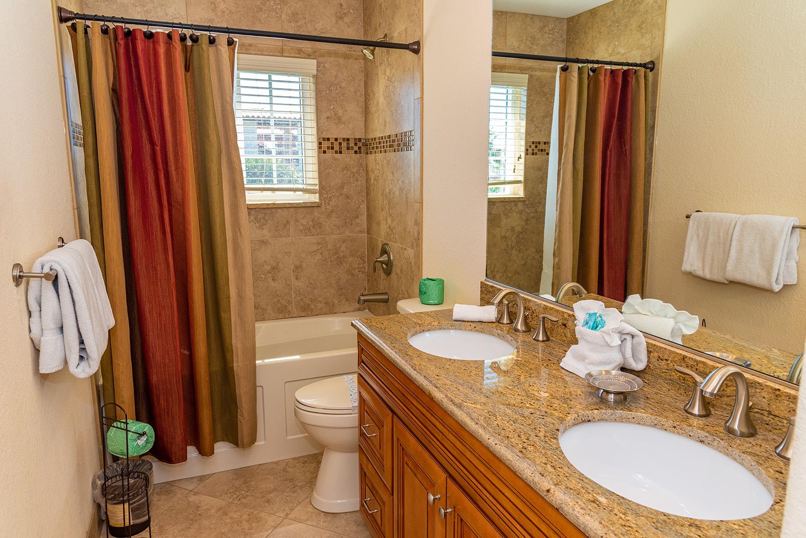 2nd floor shared guest bathroom