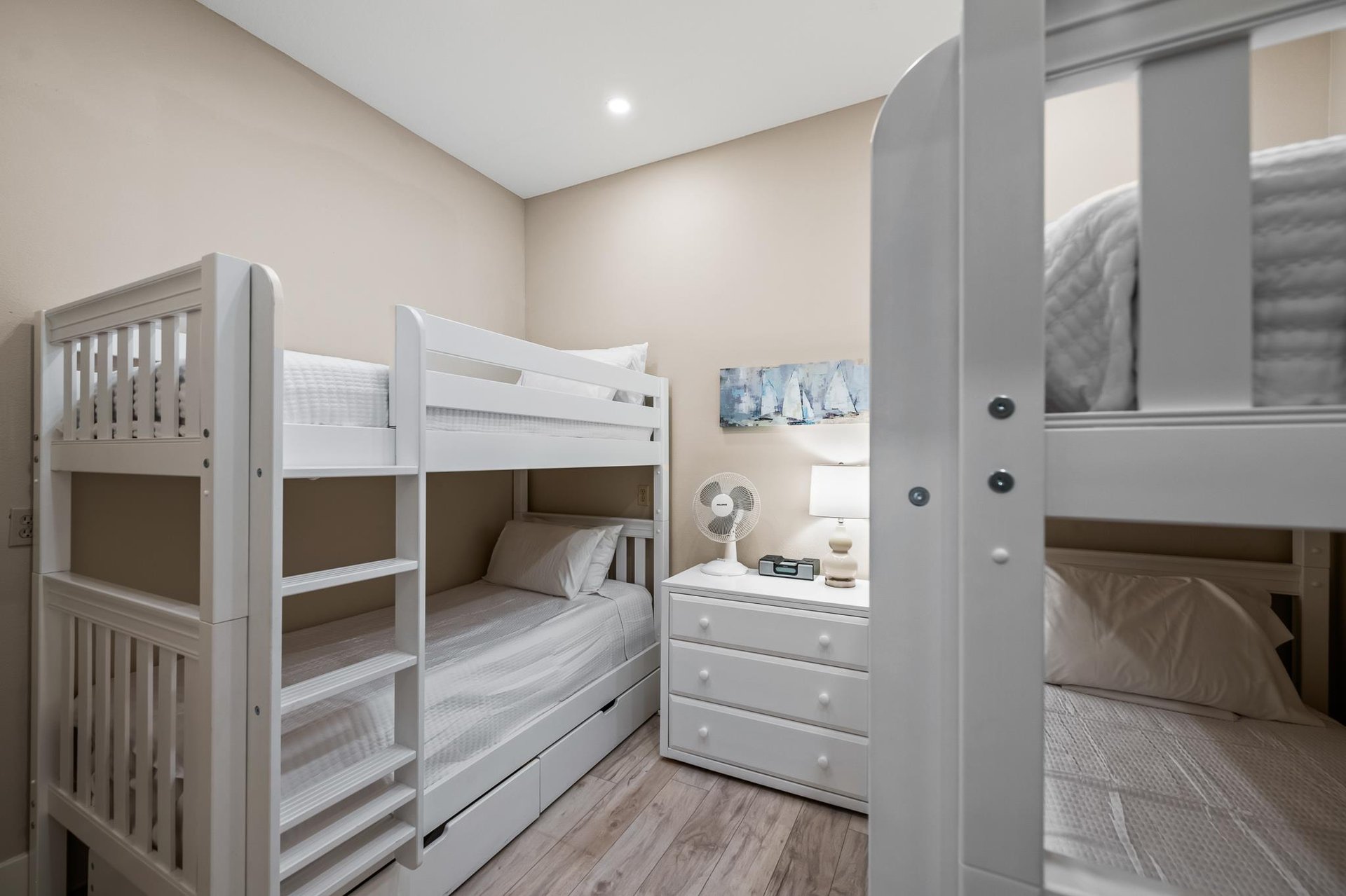 Fourth Bedroom, Two Twin over Twin bunk beds