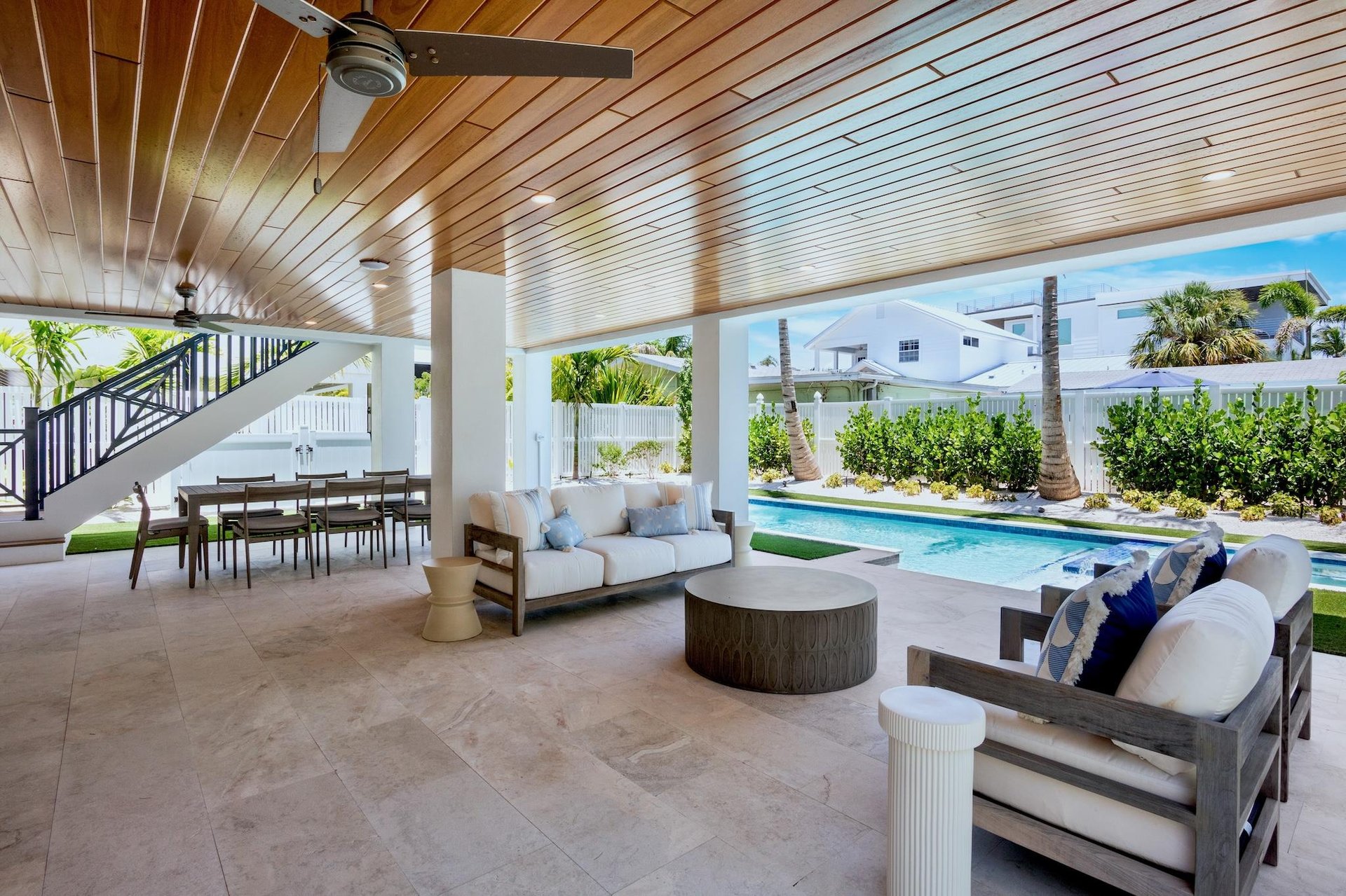 Poolside Lounge Area