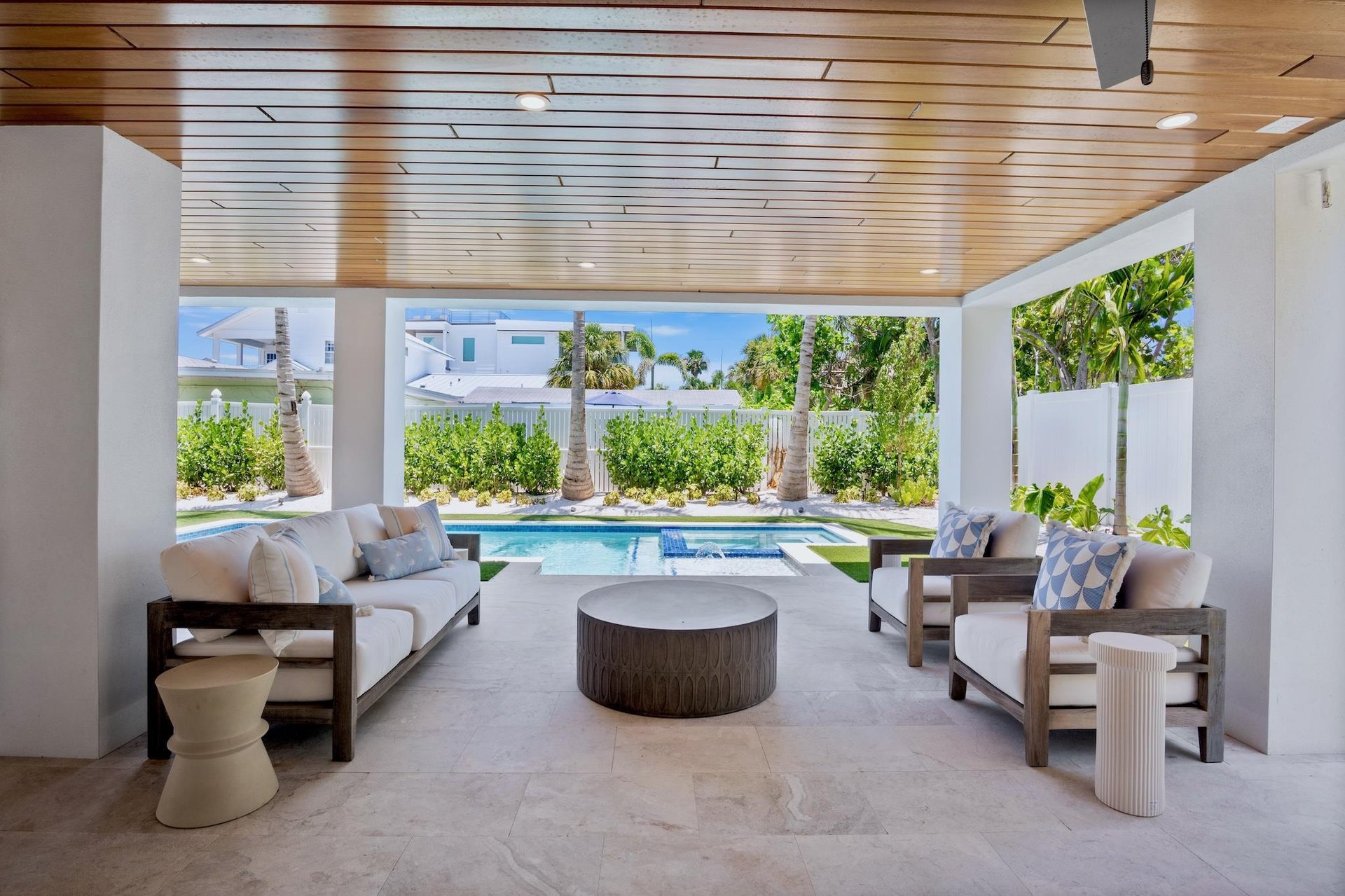 Poolside Lounge Area