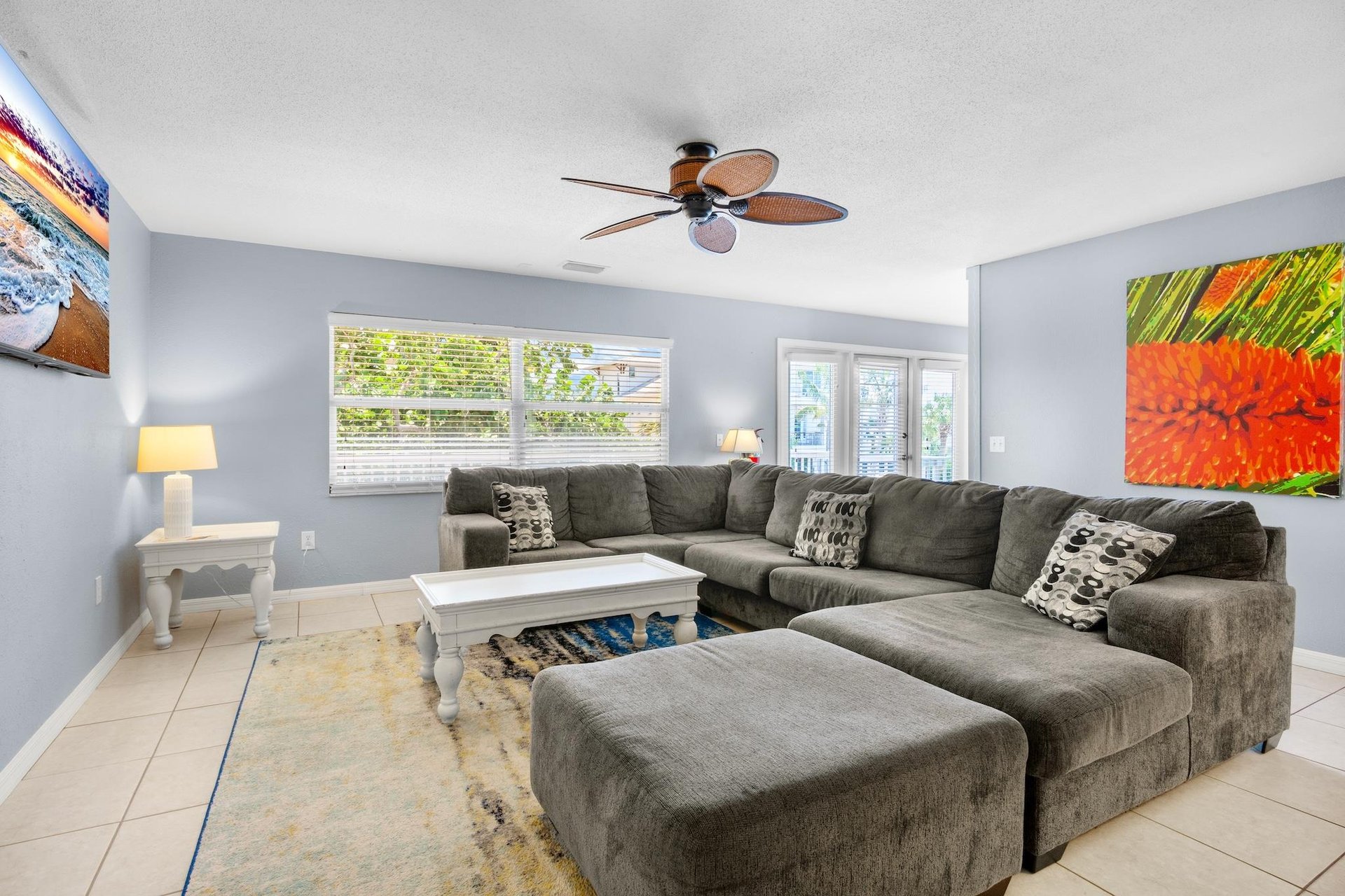 Comfortable lounge area