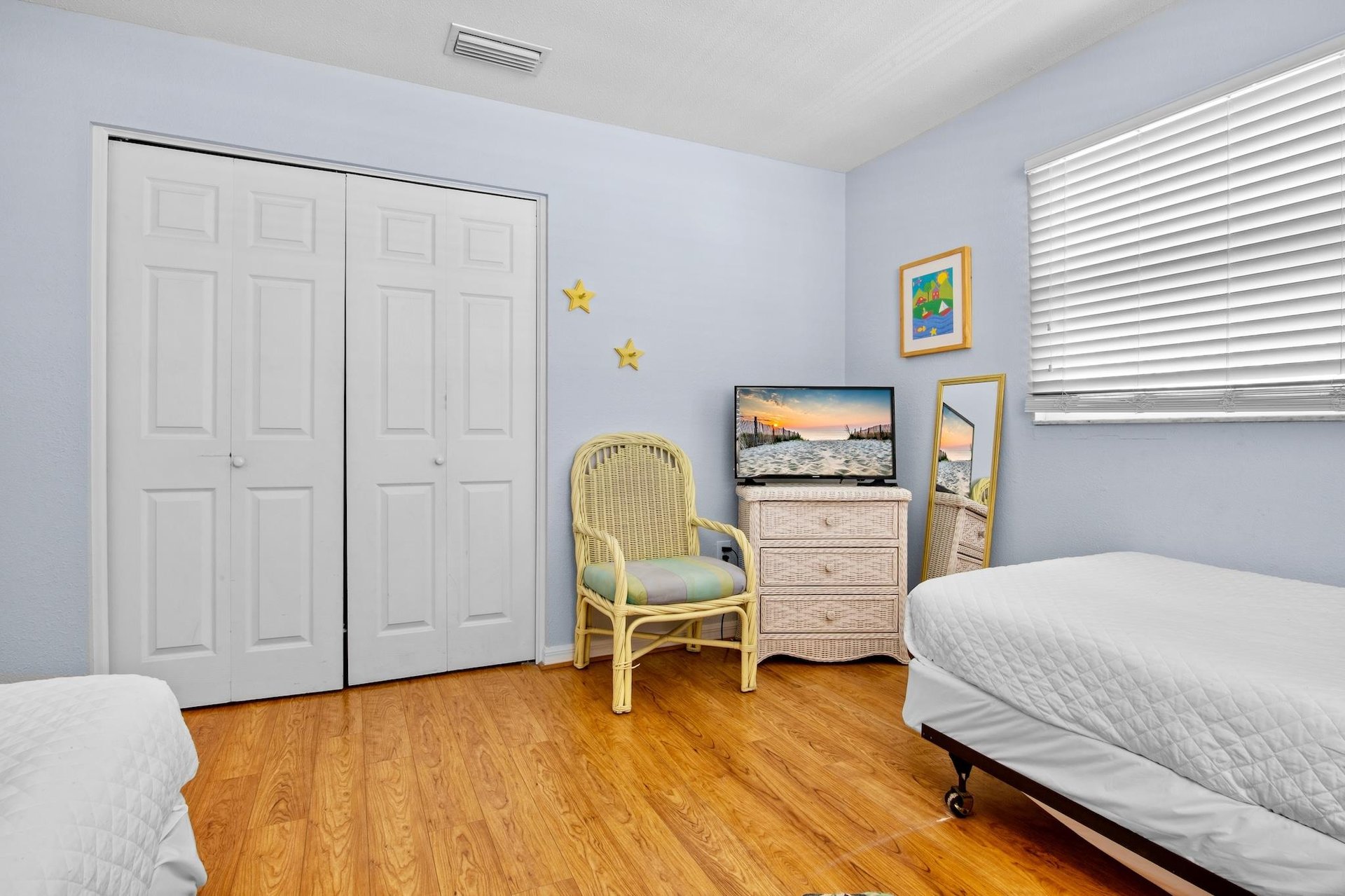 Second Bedroom, 2nd Floor  Two Twin beds