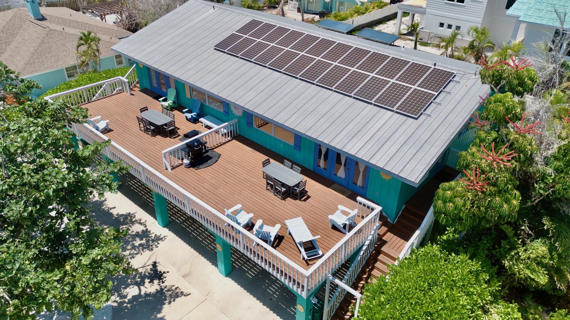 Stunning aerial view of home