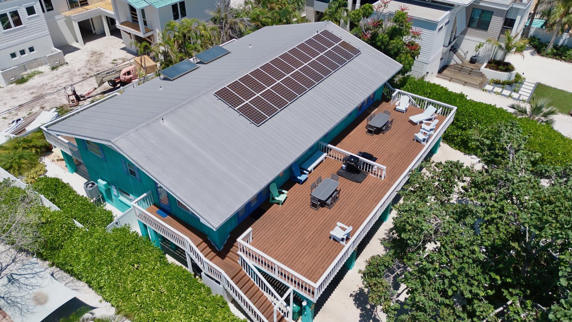 Stunning aerial view of home