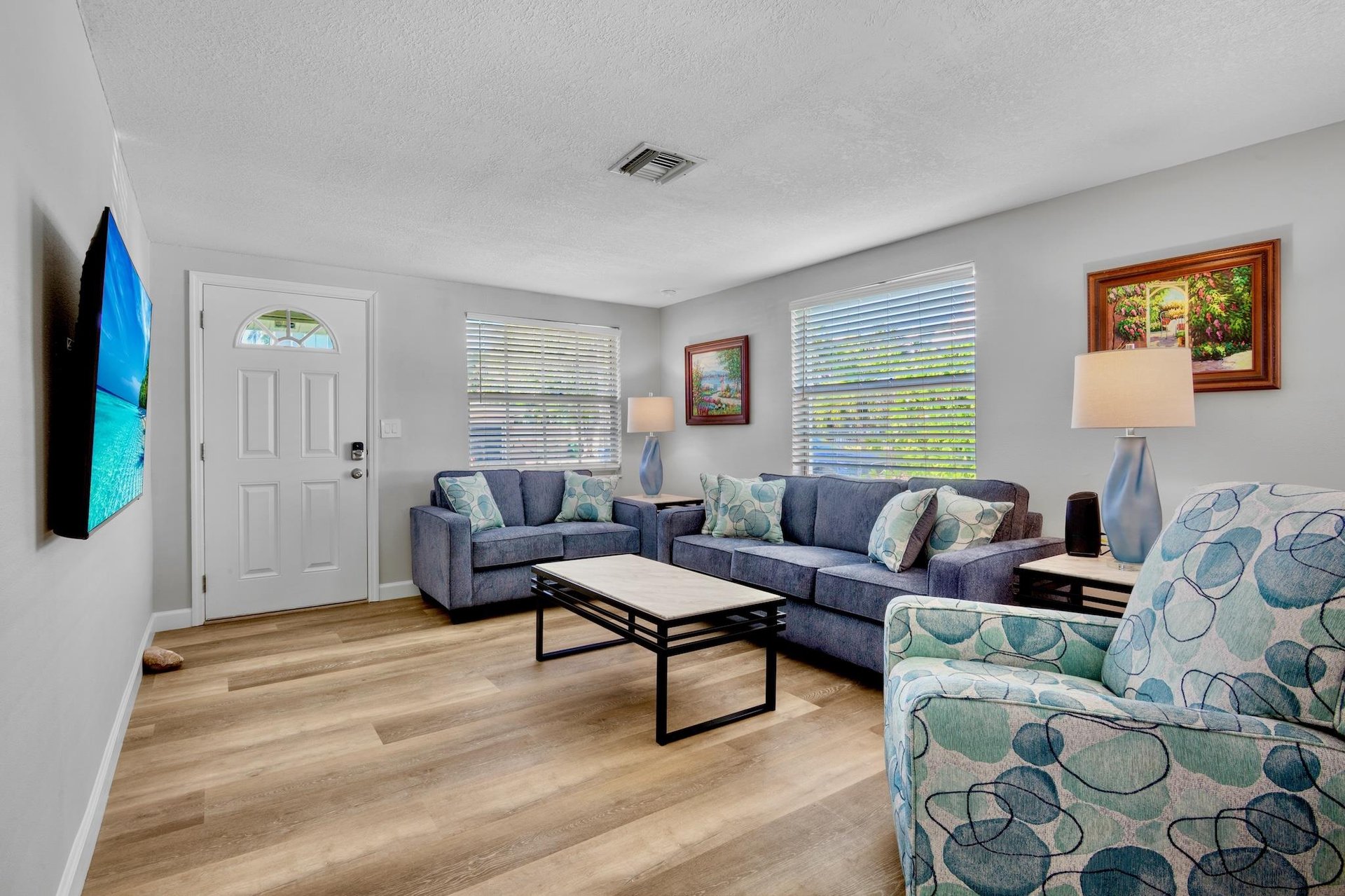Open living room