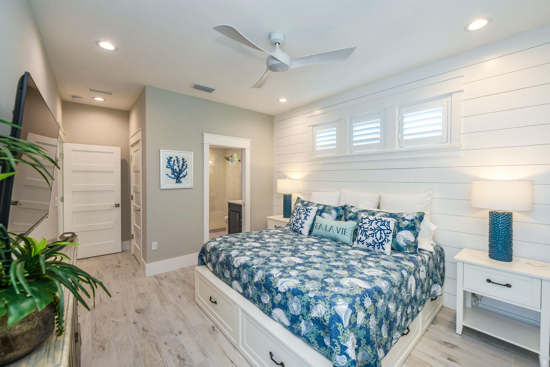 Primary Bedroom, Balcony Access, Second Floor  King