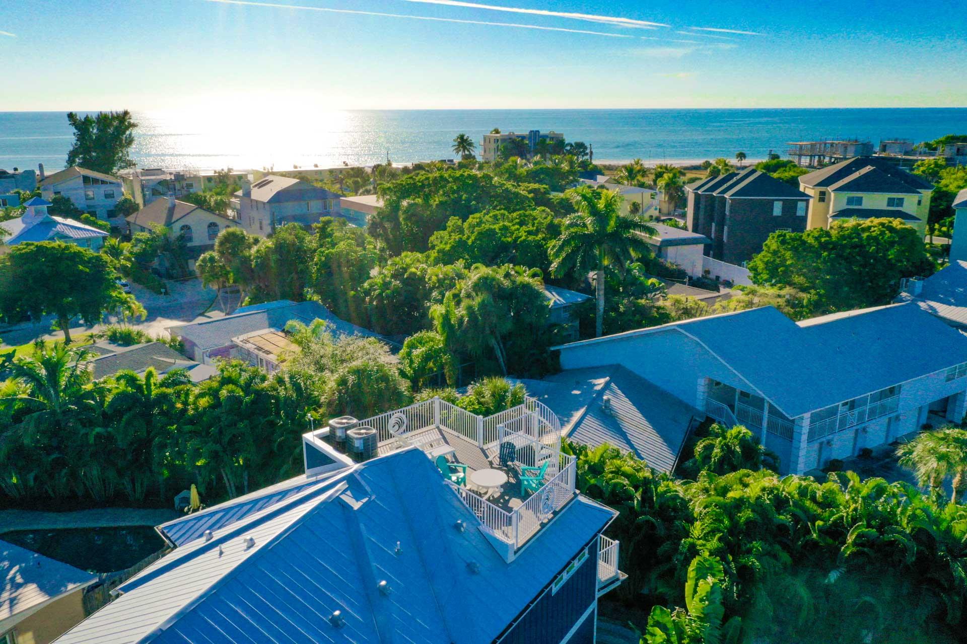 Ariel Shot  12 Block to Siesta Key Beach