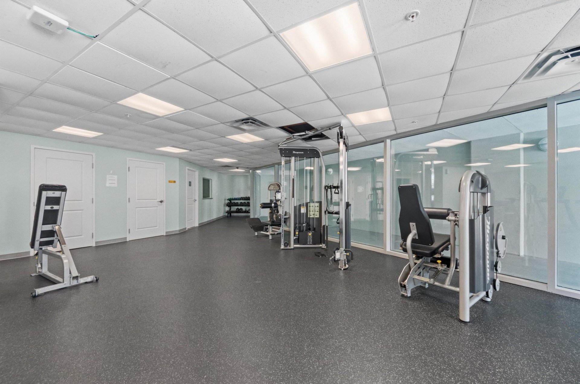 The wellequipped gym in Biloxi, Mississippi