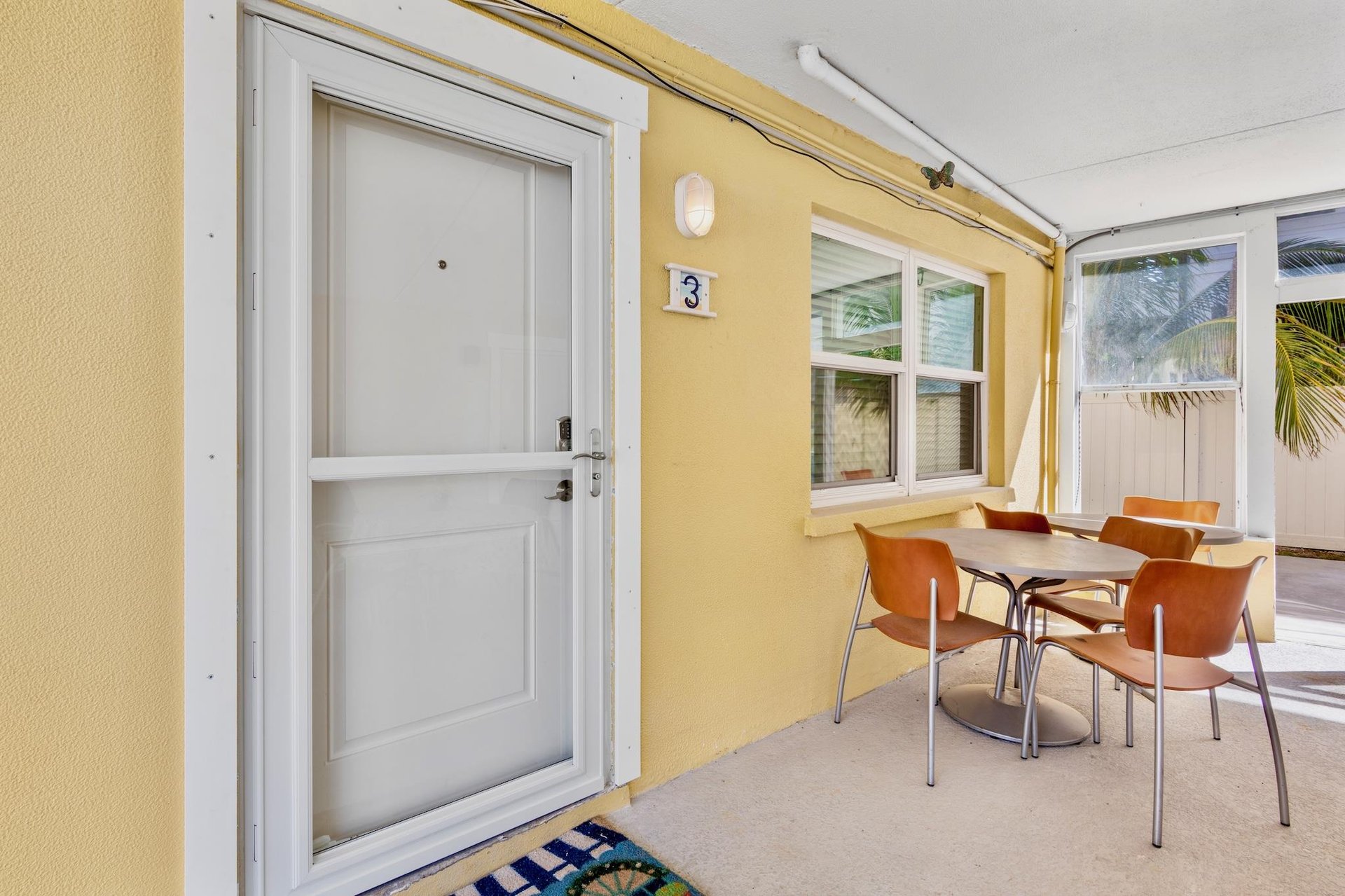 Welcoming front entrance