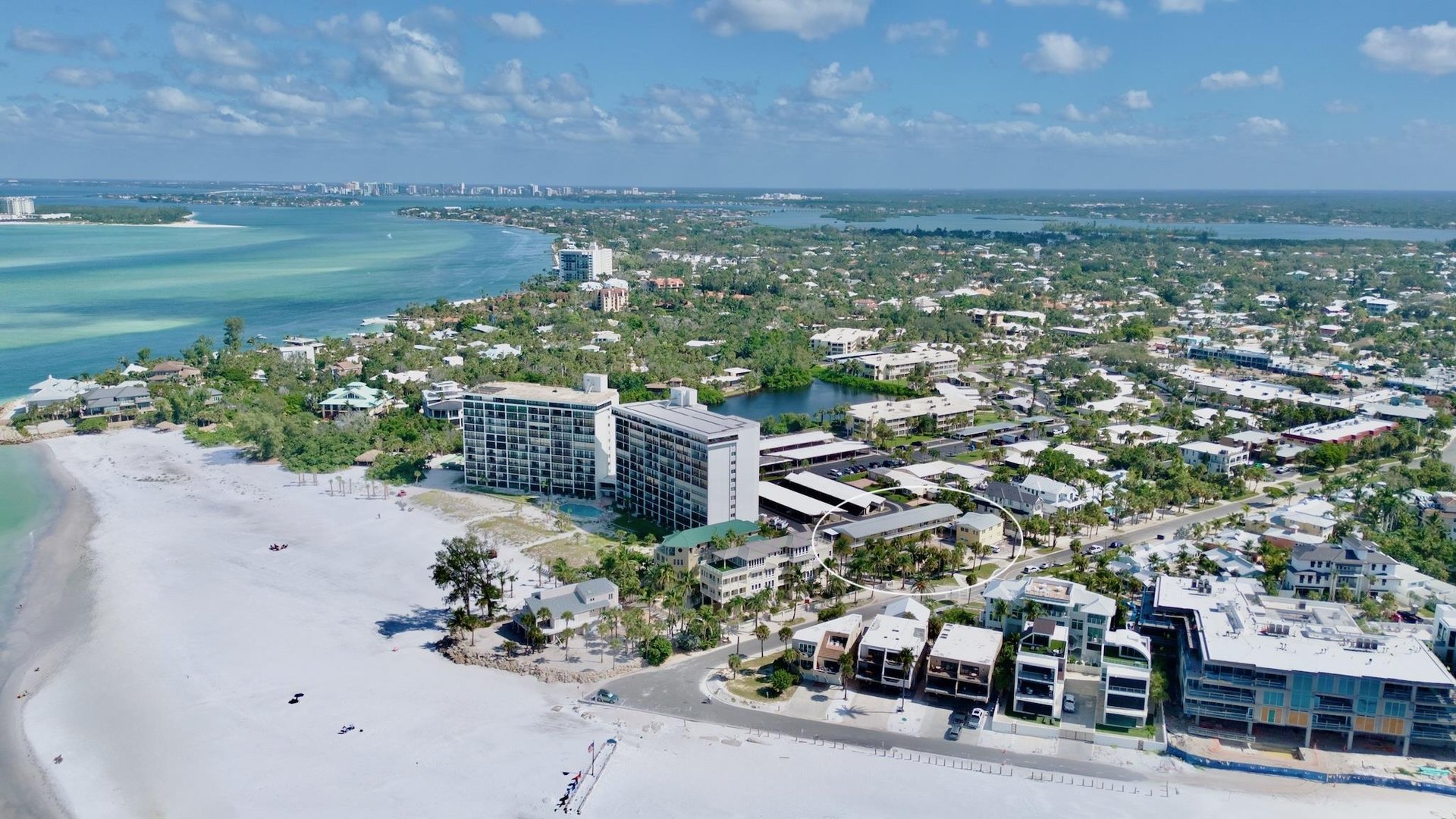 Stunning aerial view of the property
