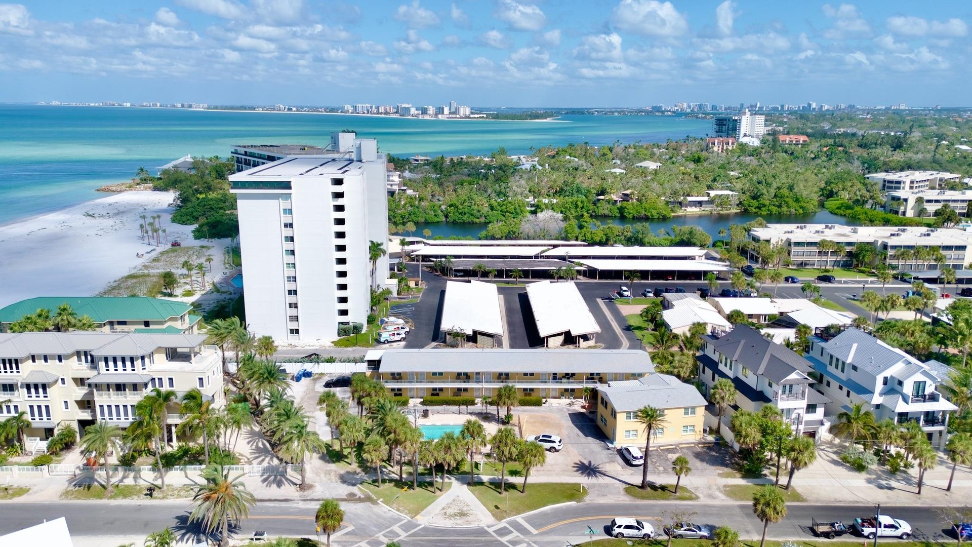 Stunning aerial view of the property