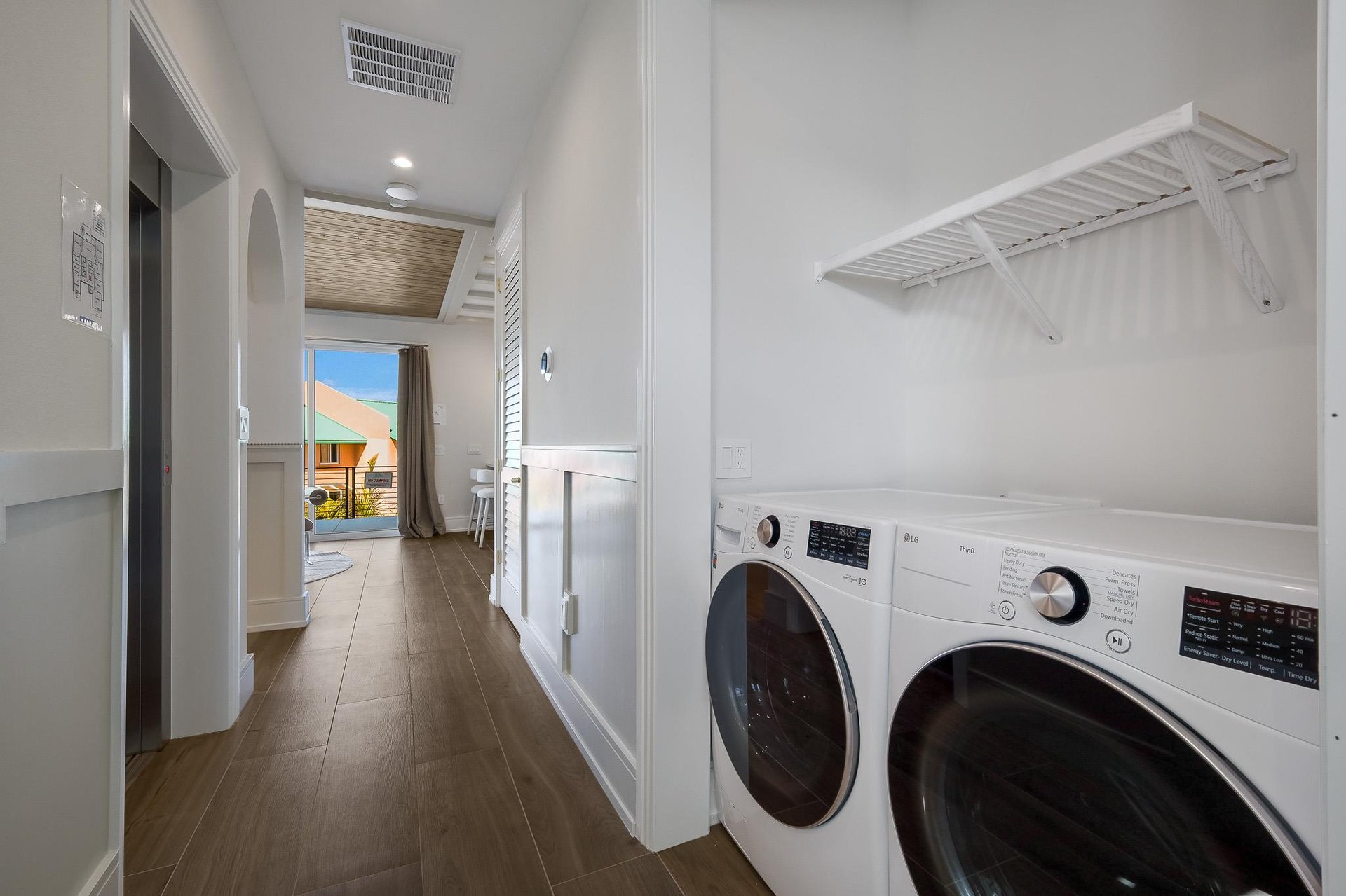 Top Floor  Washer and Dryer
