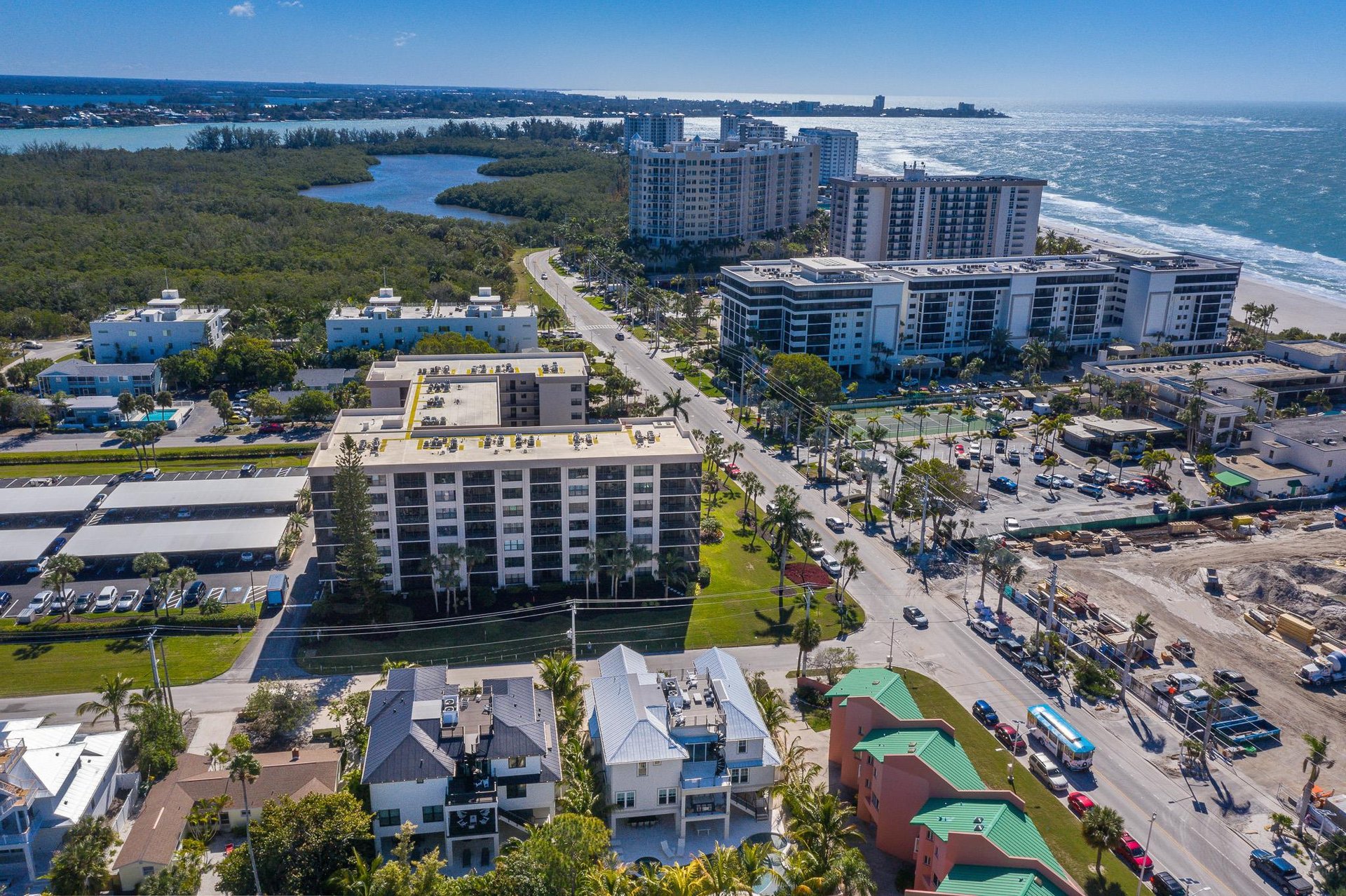 Easy walk to the sandy beach