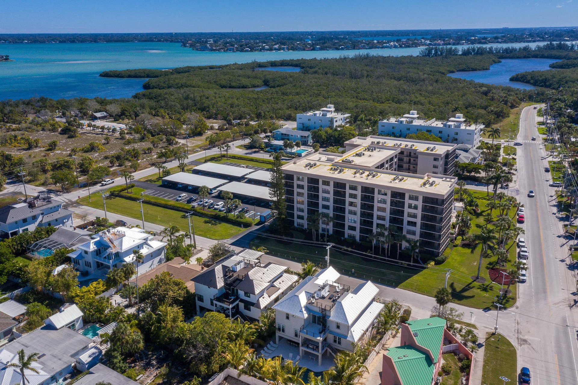 Aerial View  Big Kahuna by Lido Key Vacations