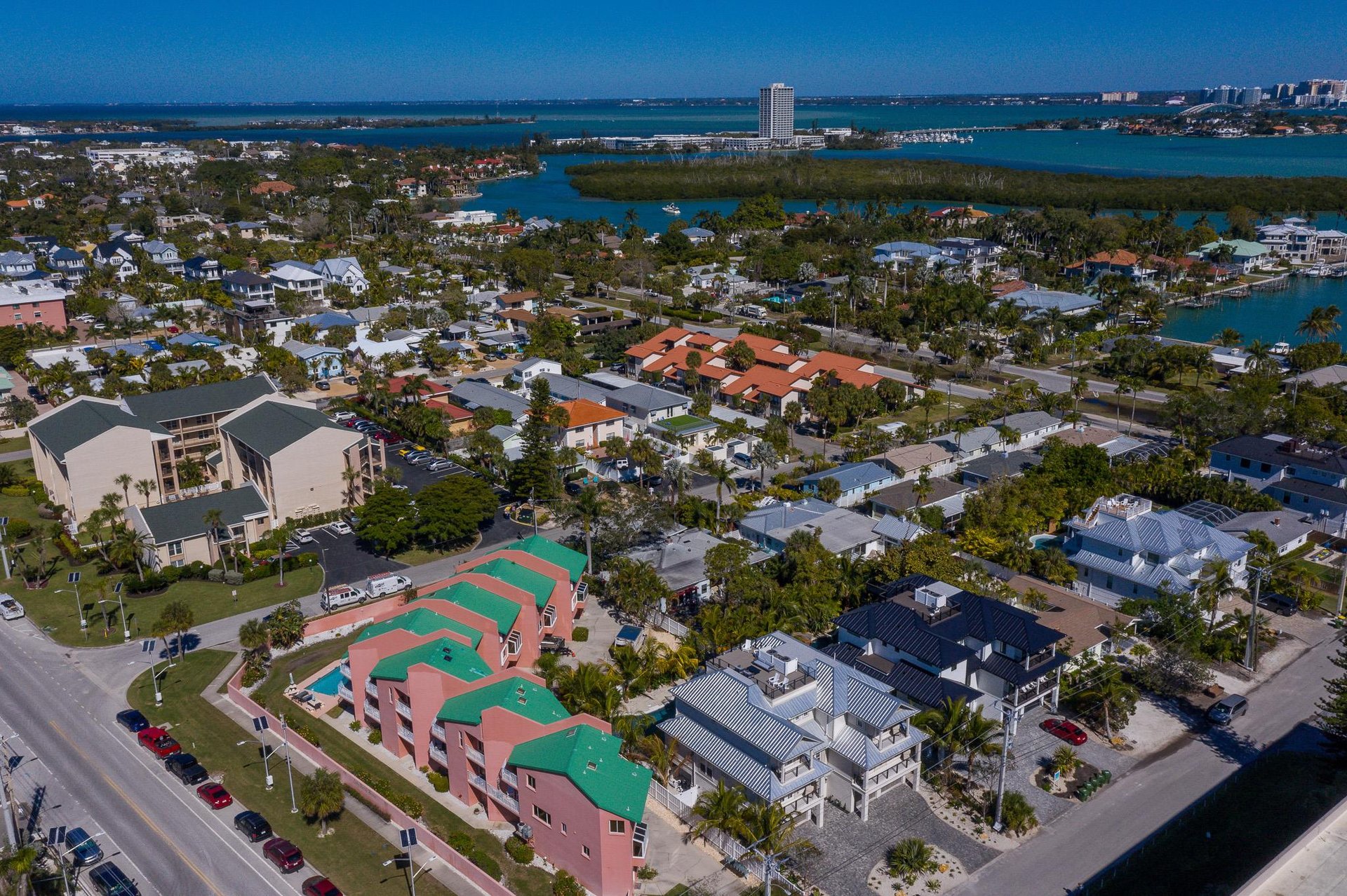 Aerial View  Big Kahuna by Lido Key Vacations