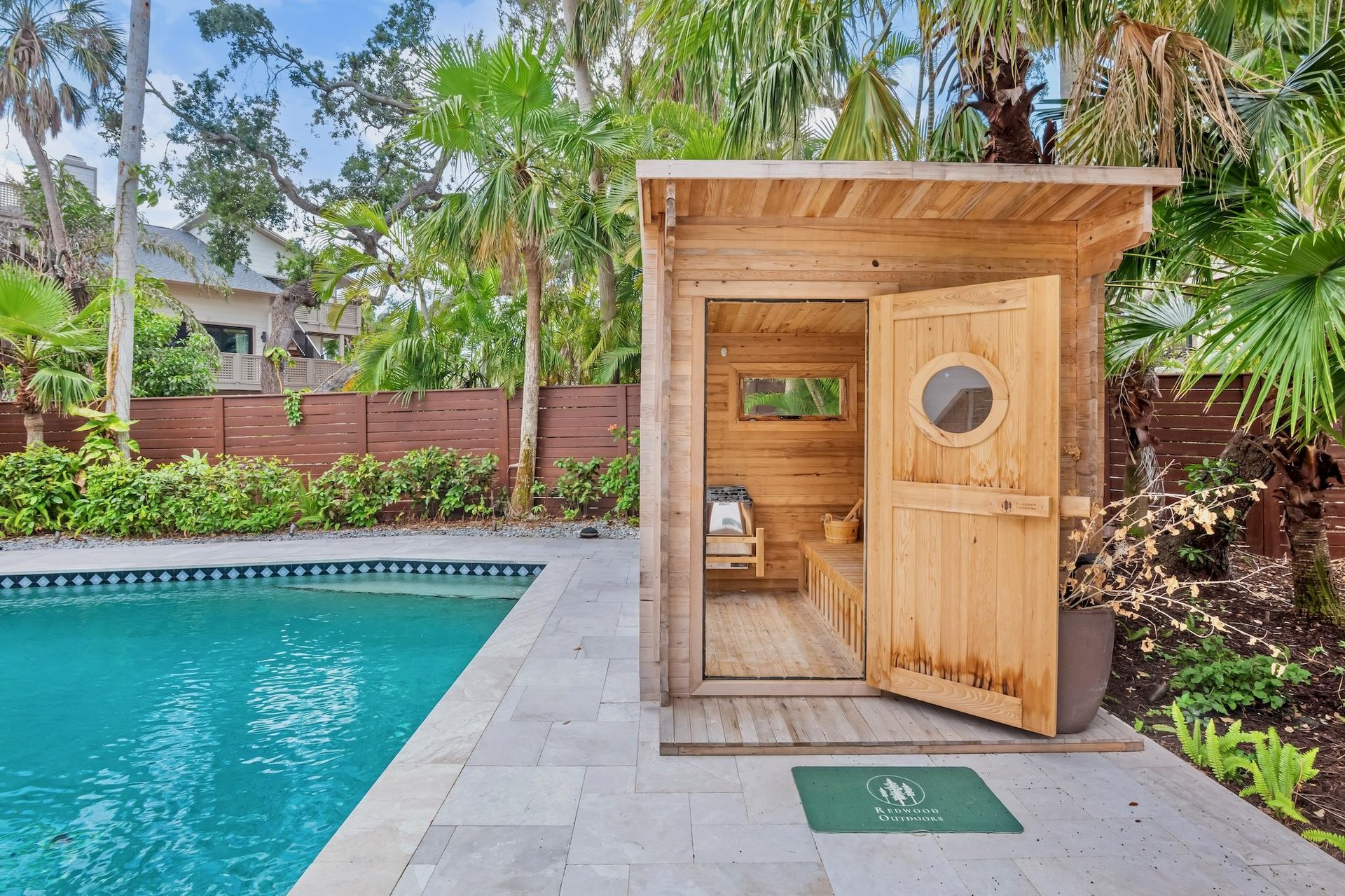Poolside Sauna