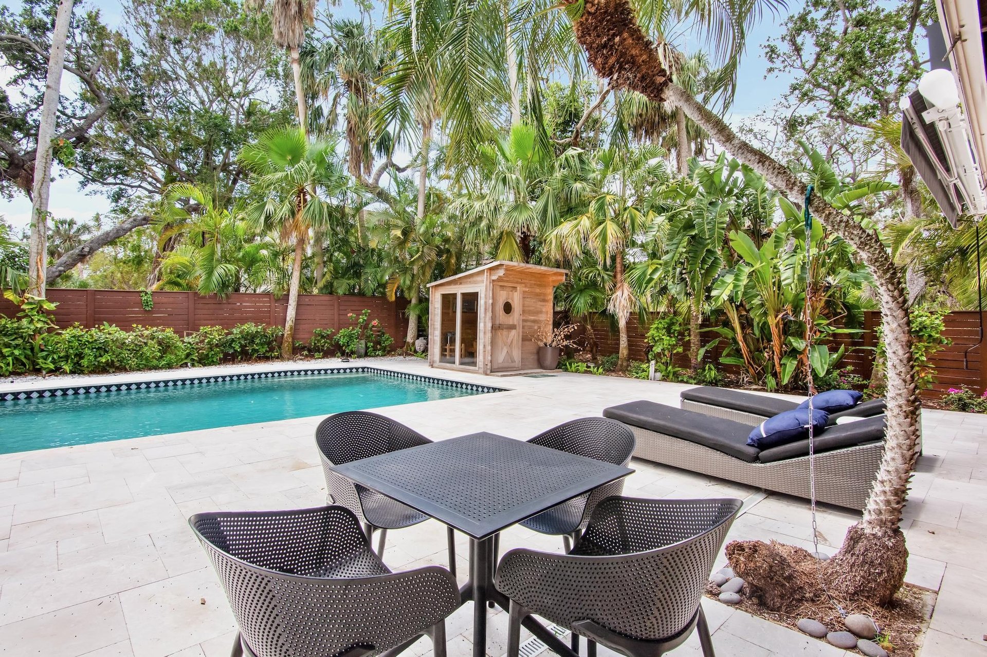 Poolside Dining Area