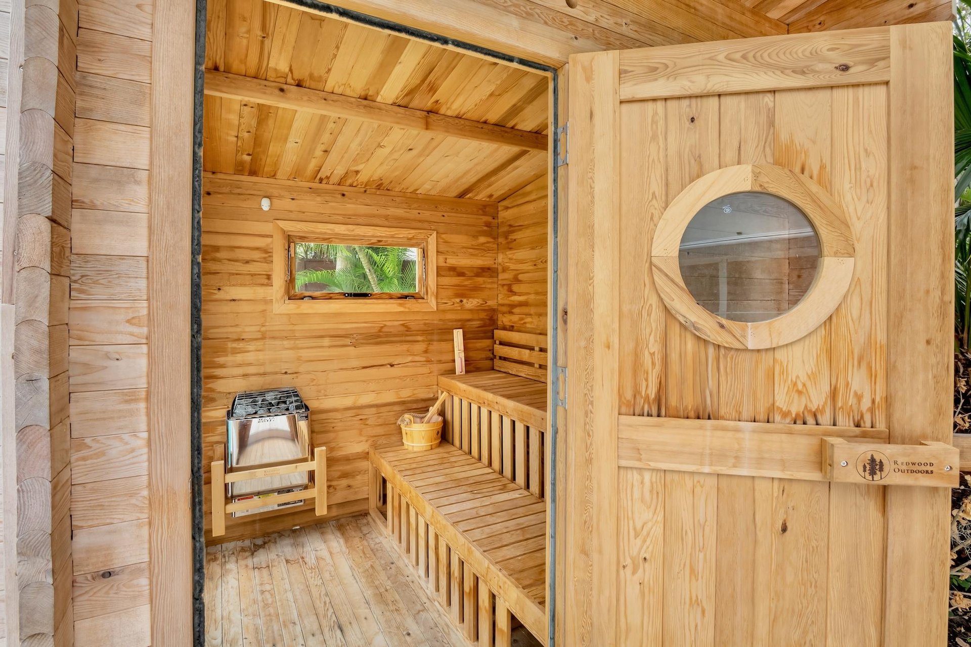 Poolside Sauna