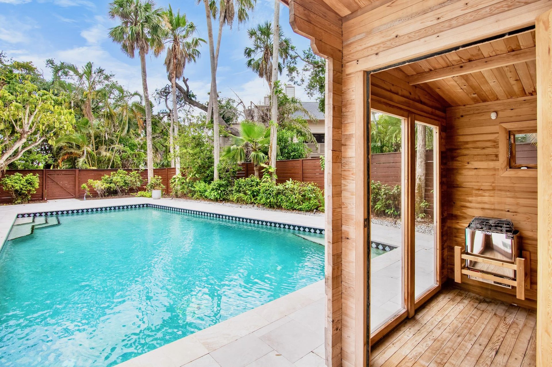 Poolside Sauna
