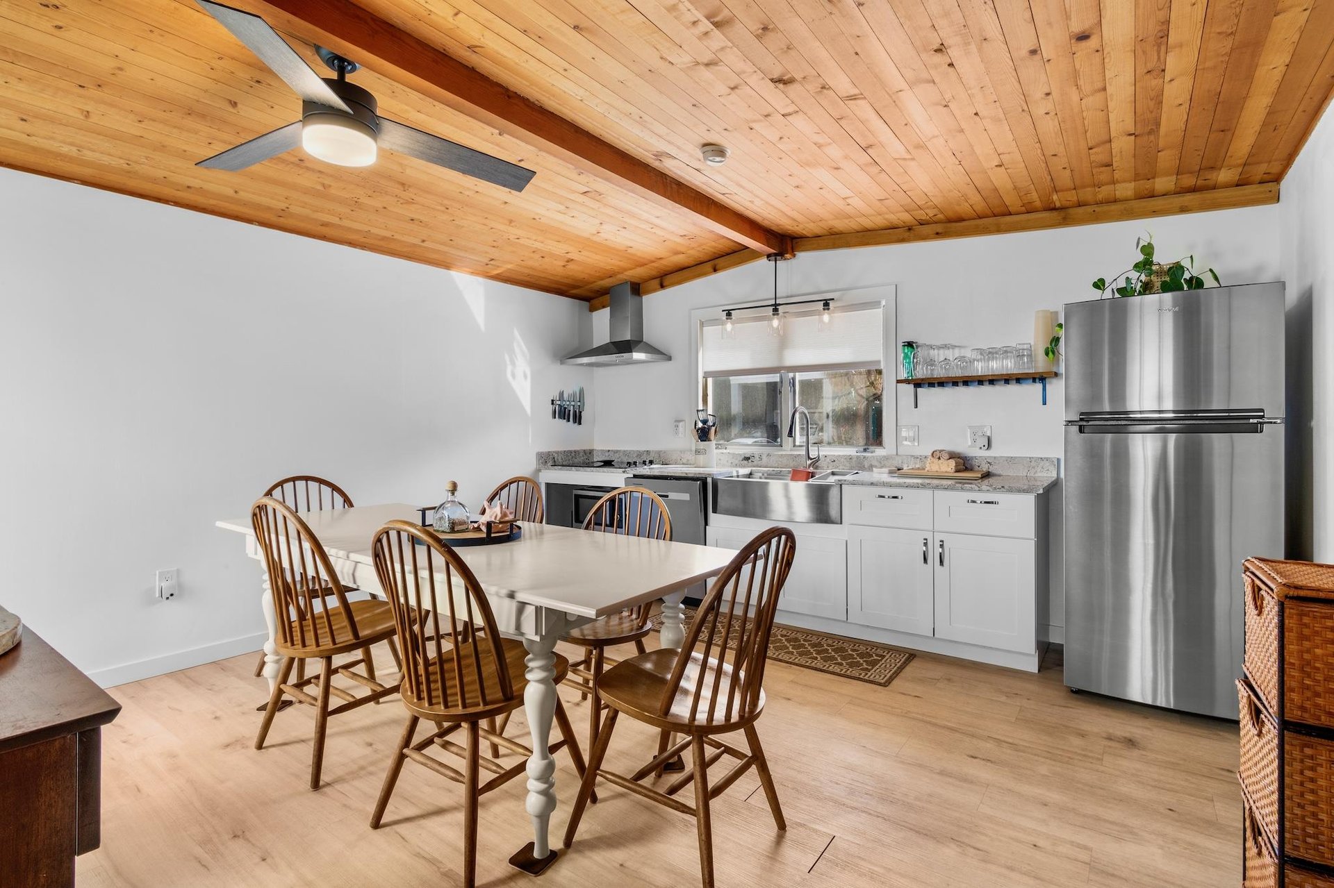 Open Dining and Kitchen Area