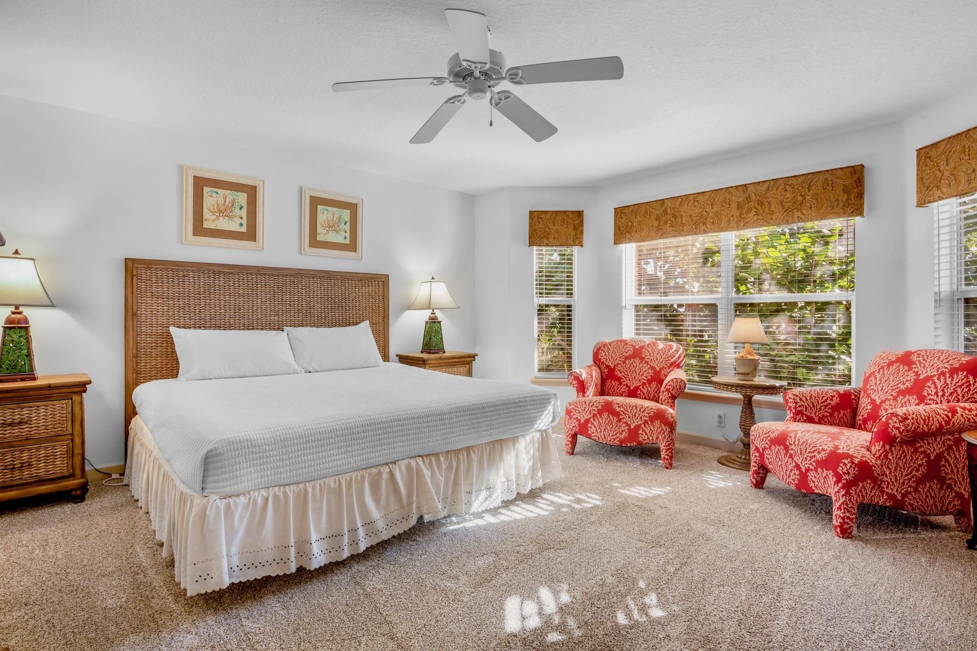 Primary Bedroom, King bed