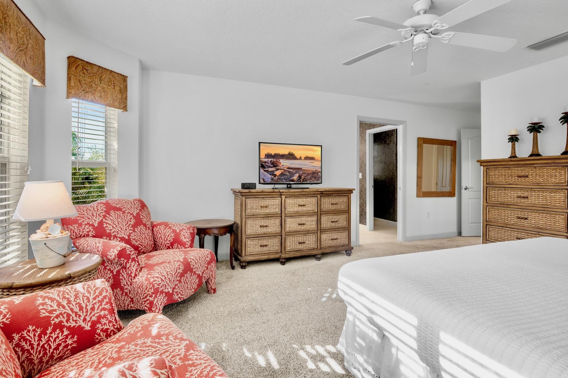 Primary Bedroom, King bed