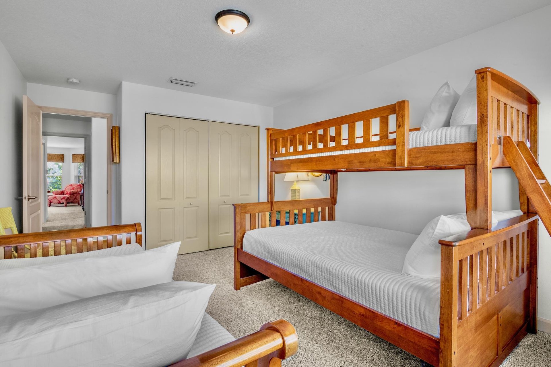 Third Bedroom, TwinoverFull bunk and Twin with trundle